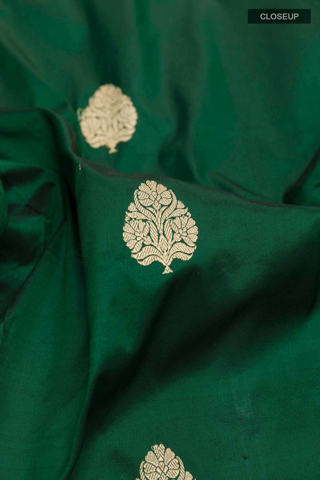 Green Banarasi Silk Saree