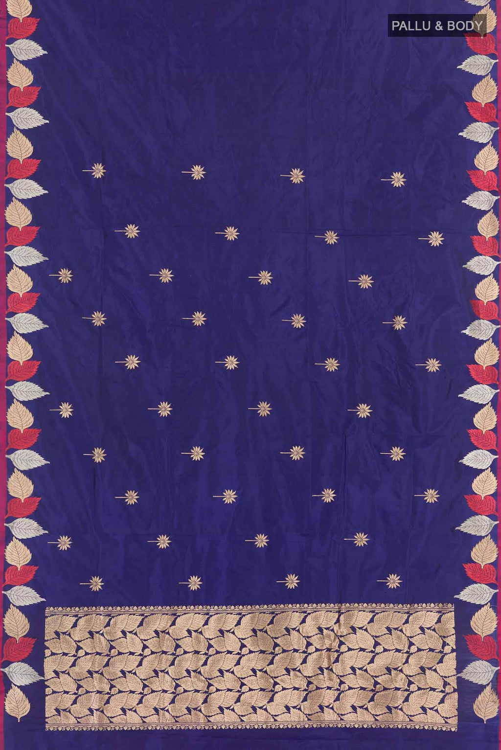 Blue Banarasi Silk Saree