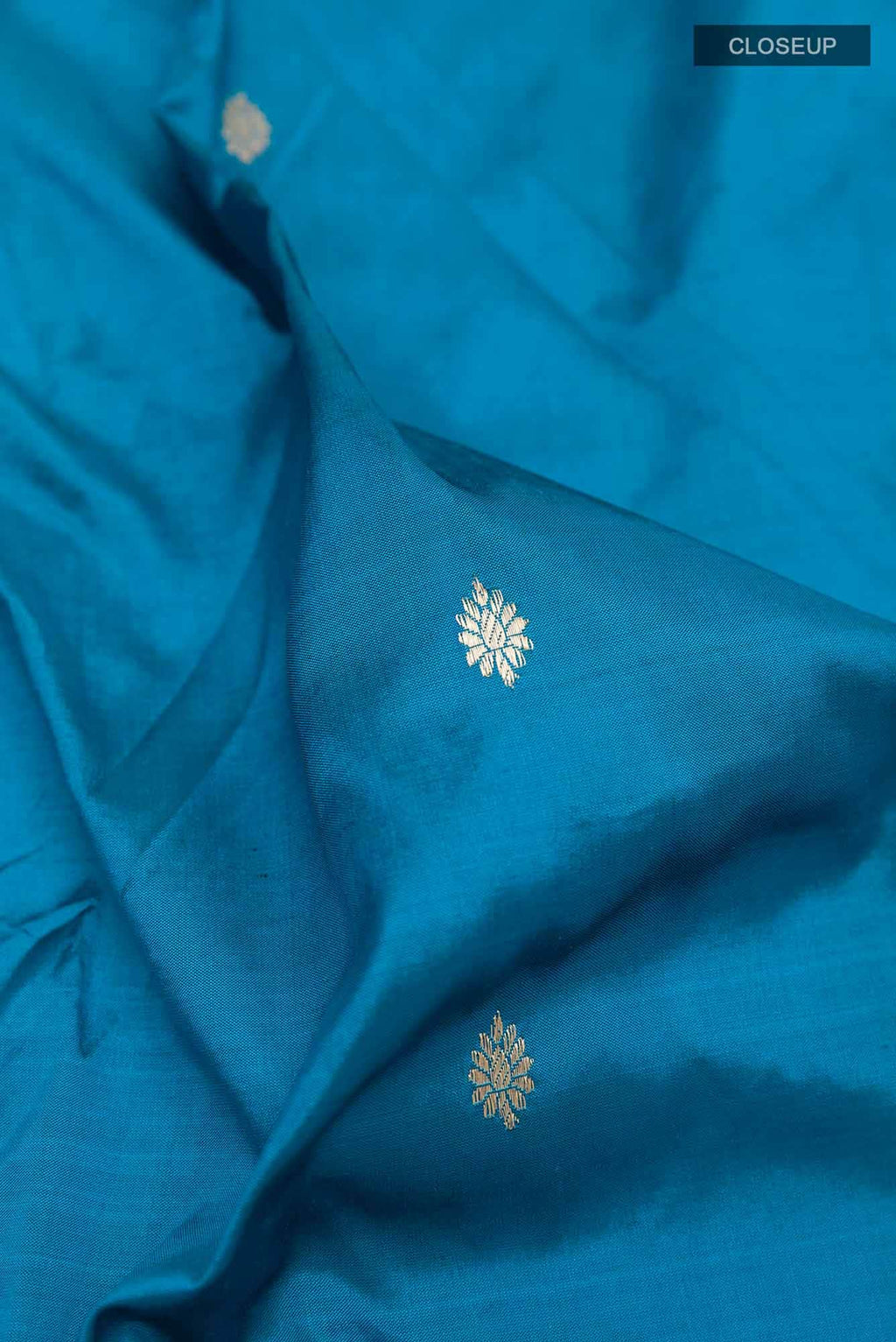 Blue Banarasi Silk Saree