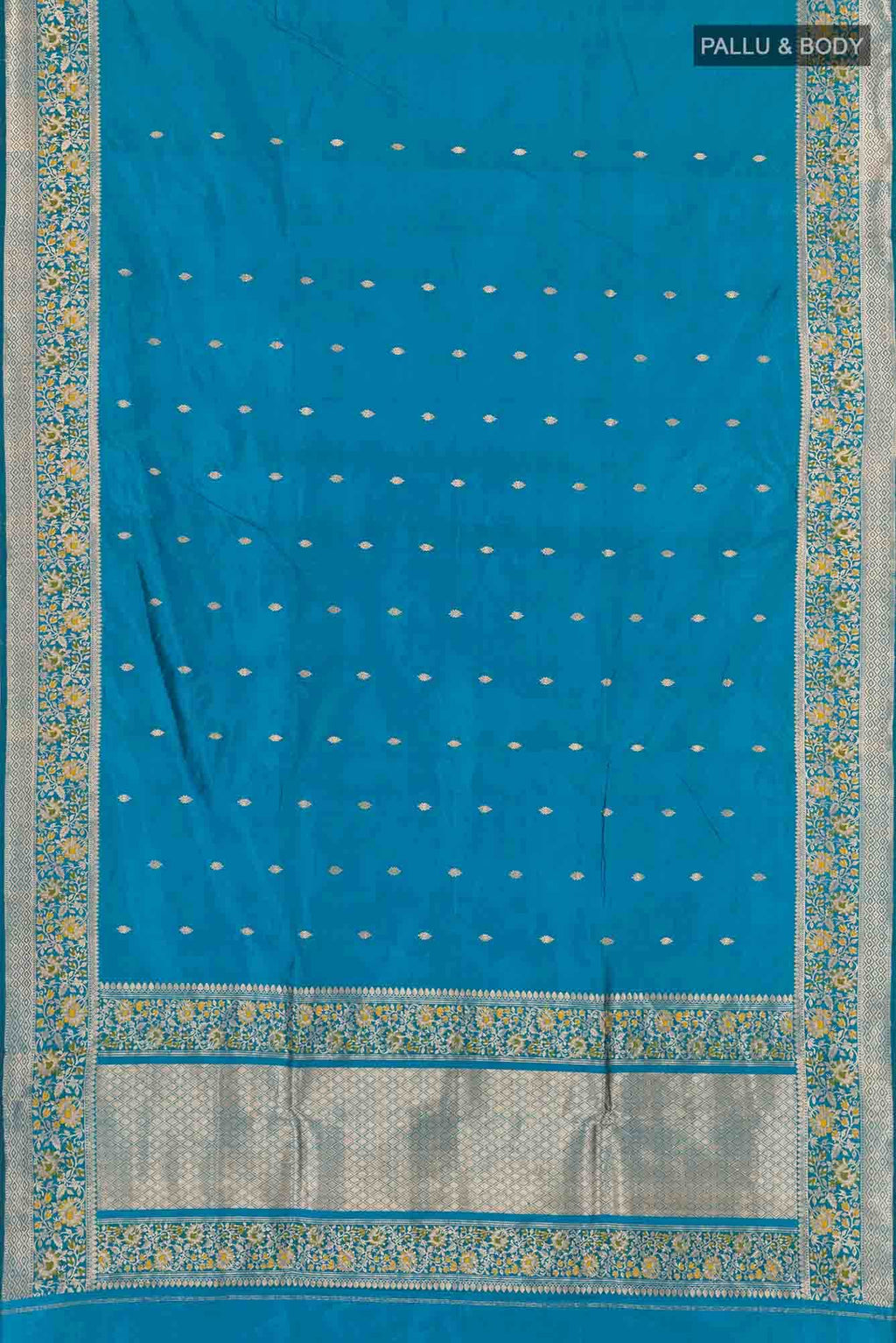 Blue Banarasi Silk Saree