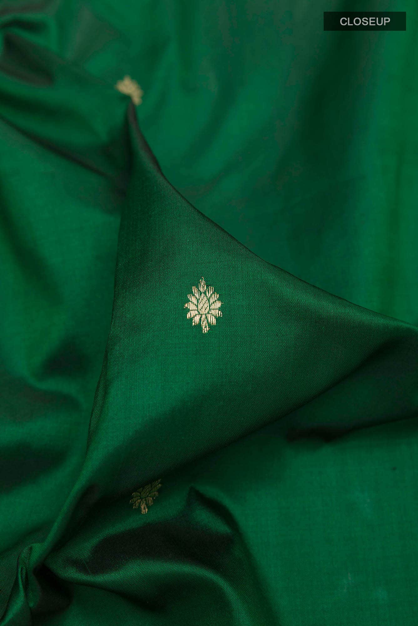 Green Banarasi Silk Saree