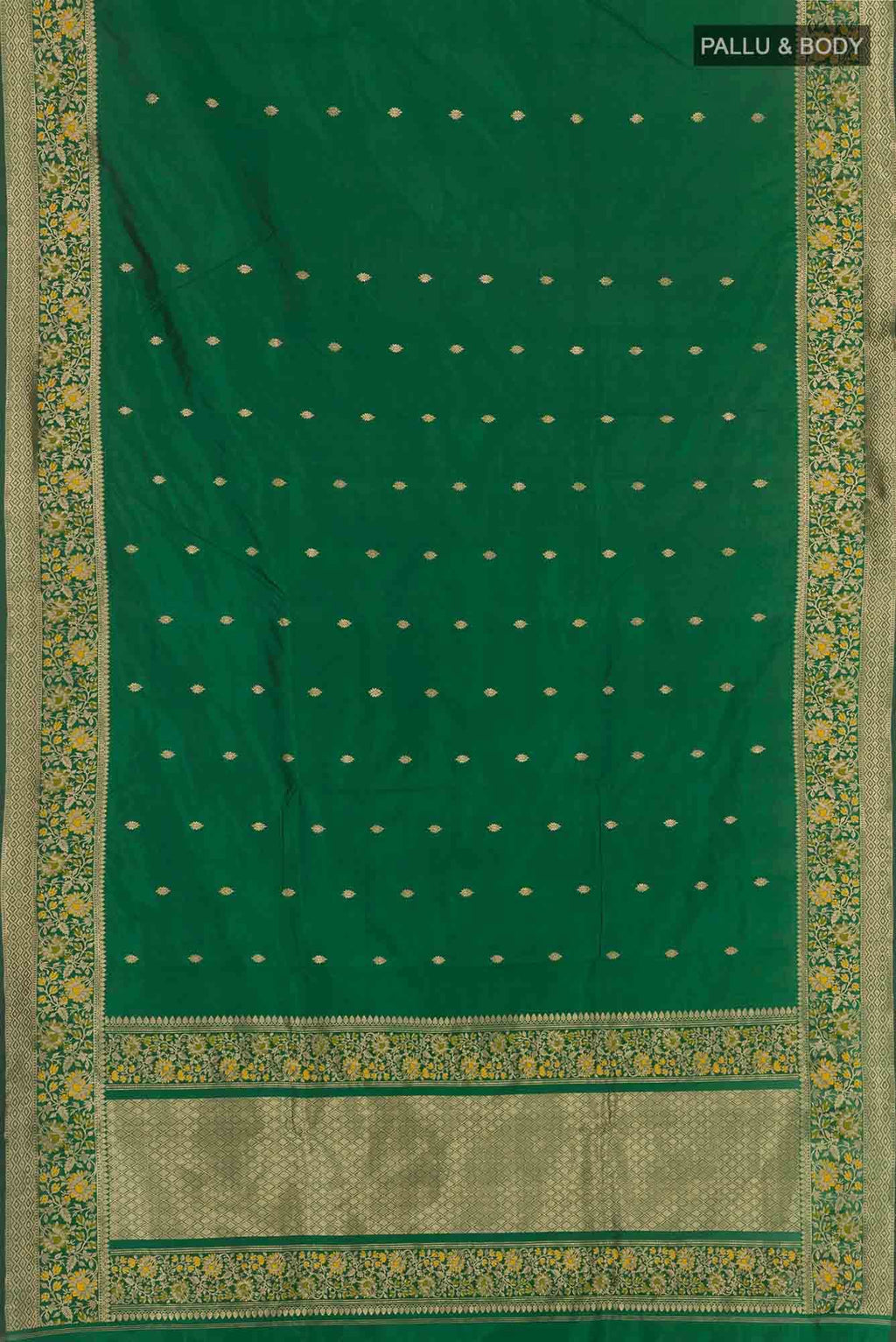 Green Banarasi Silk Saree