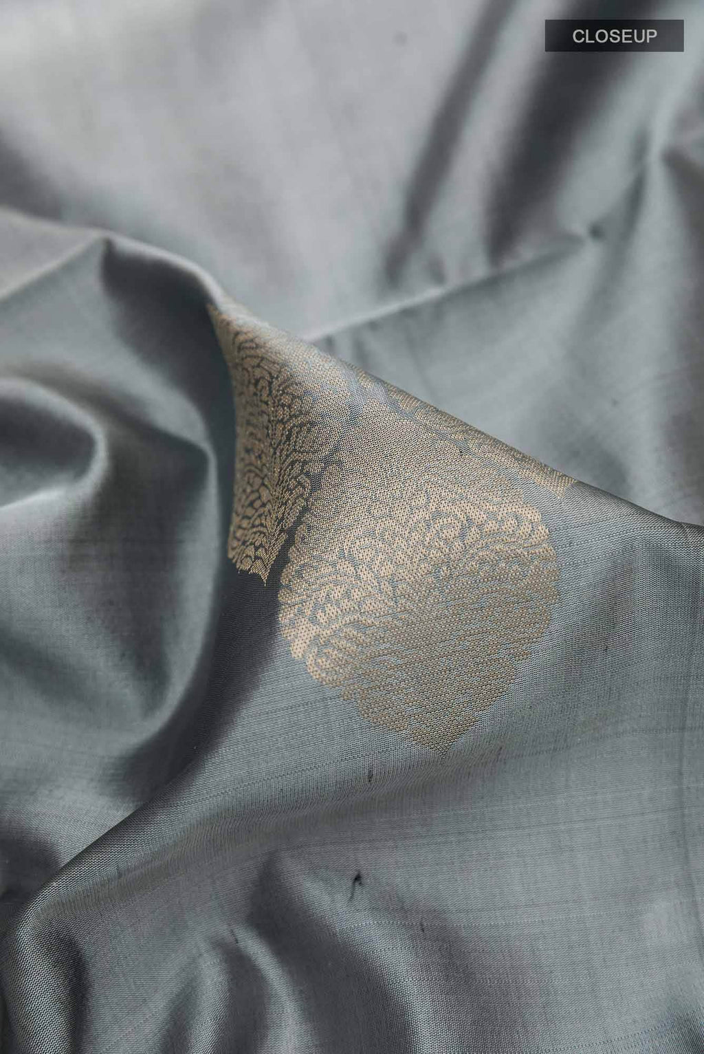 Grey Soft Silk Saree