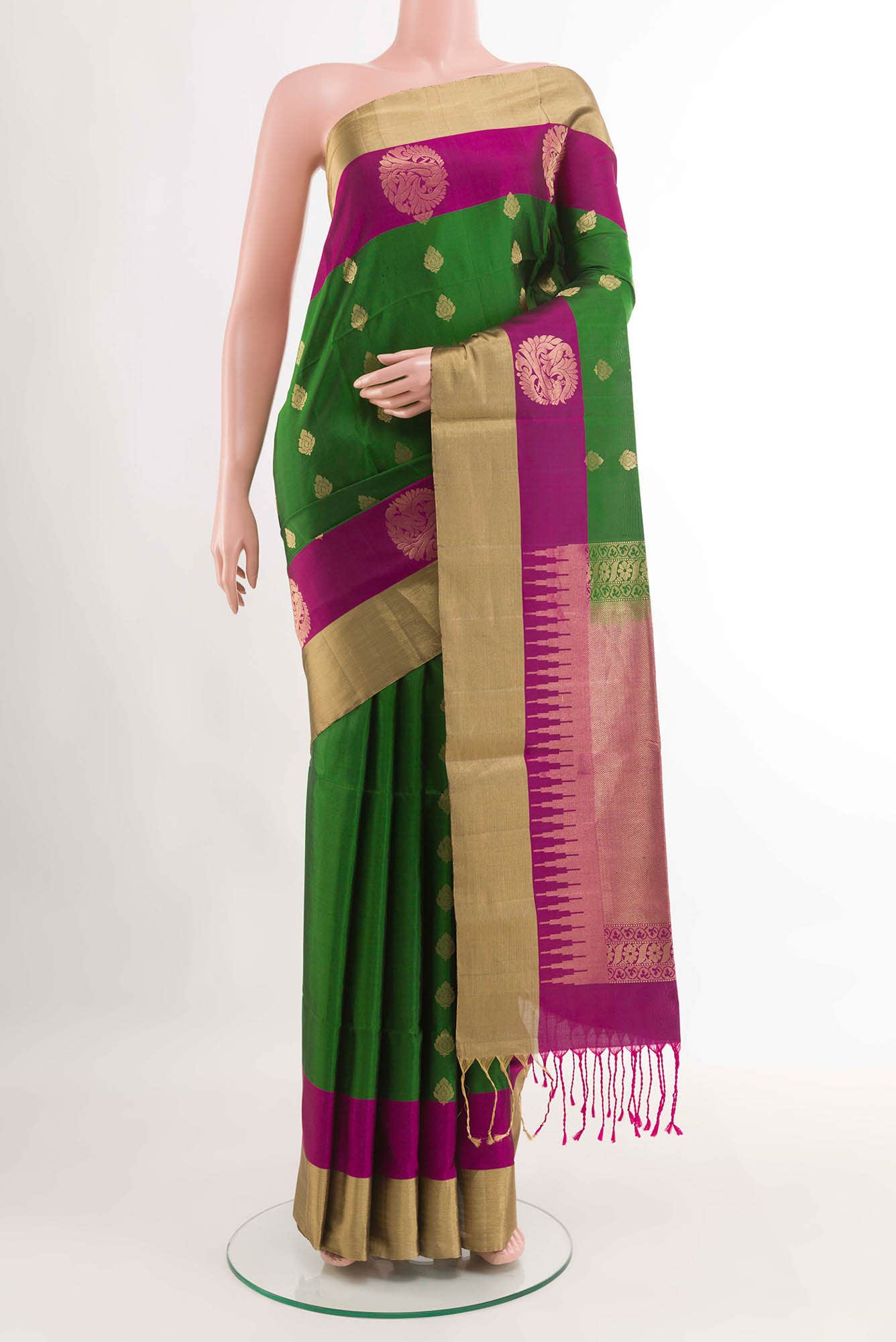 Green Soft Silk Saree