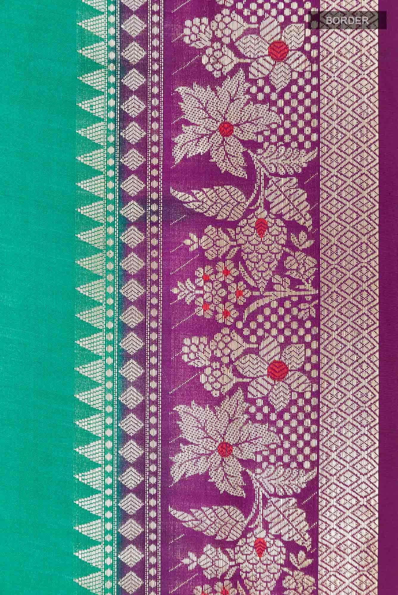 Green Banarasi Saree