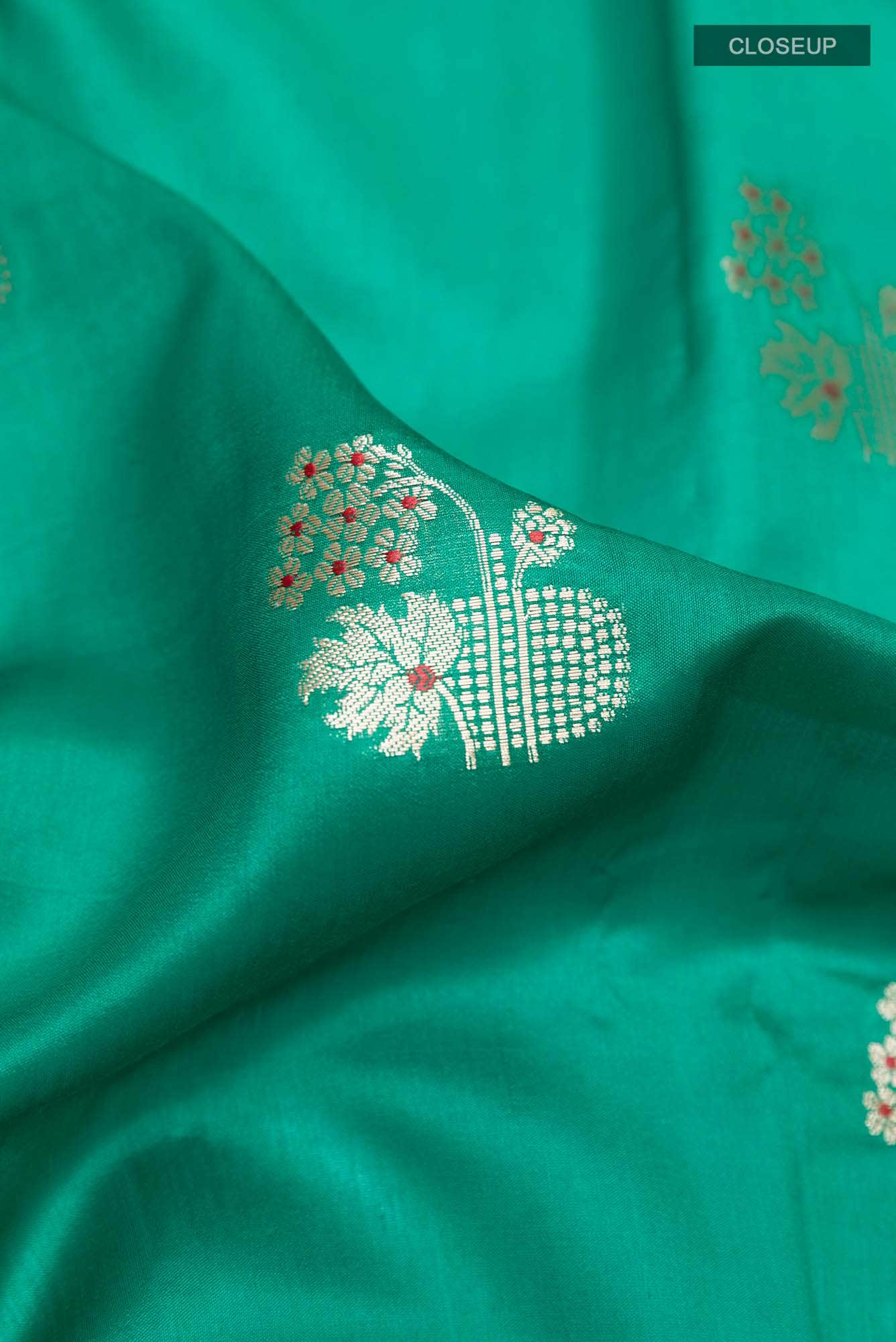 Green Banarasi Saree
