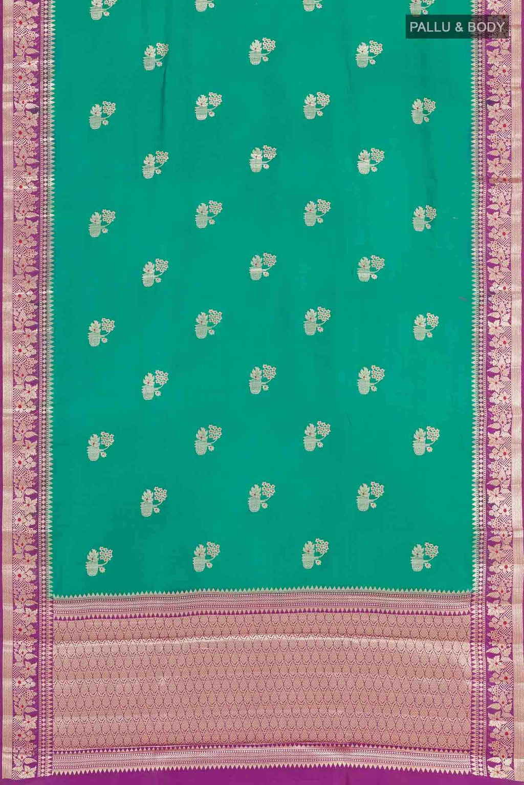 Green Banarasi Saree