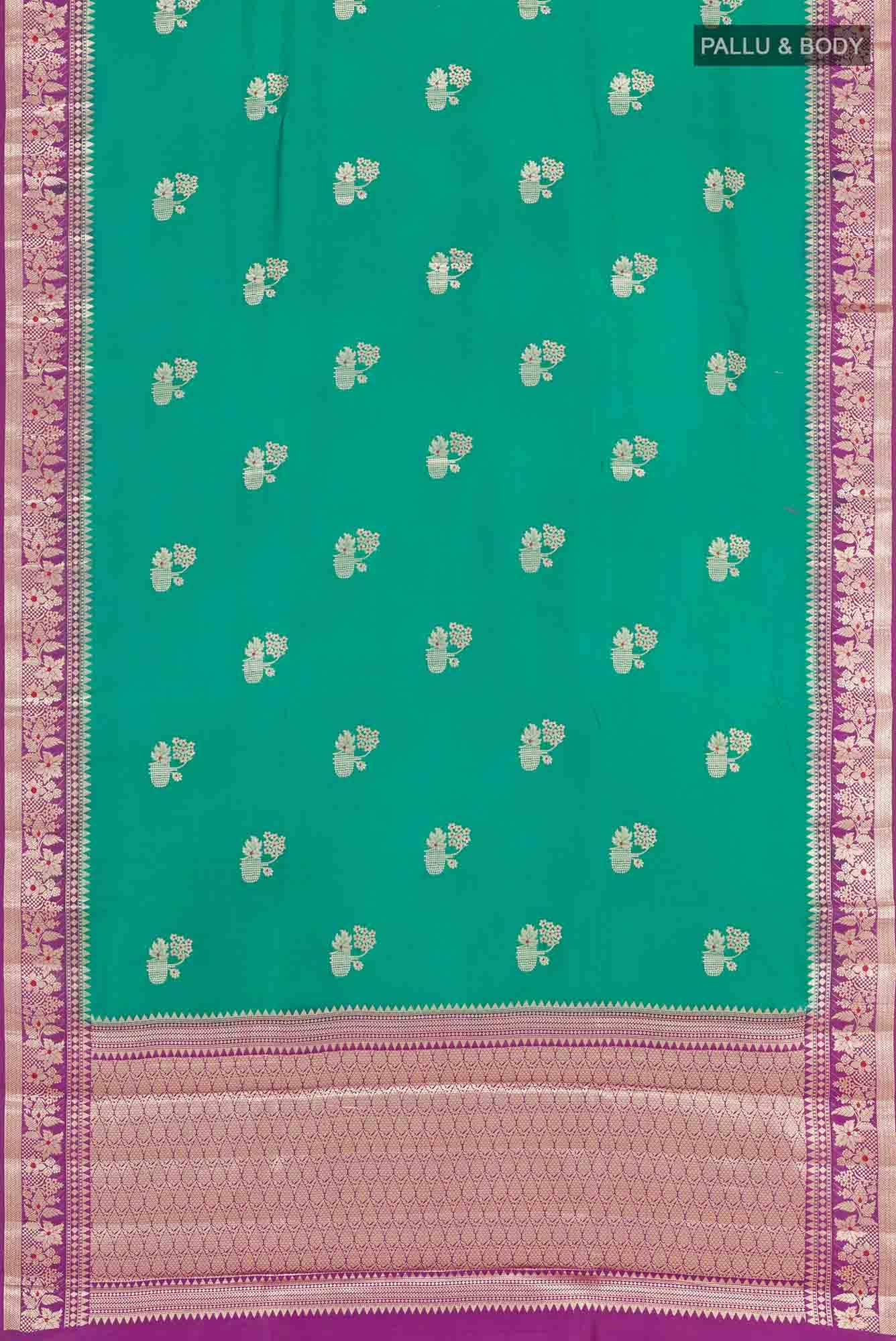 Green Banarasi Saree