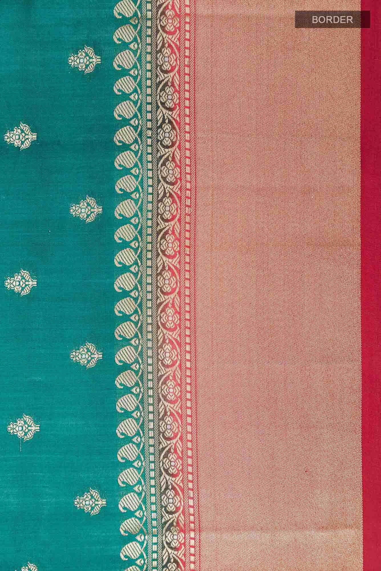 Green Banarasi Saree