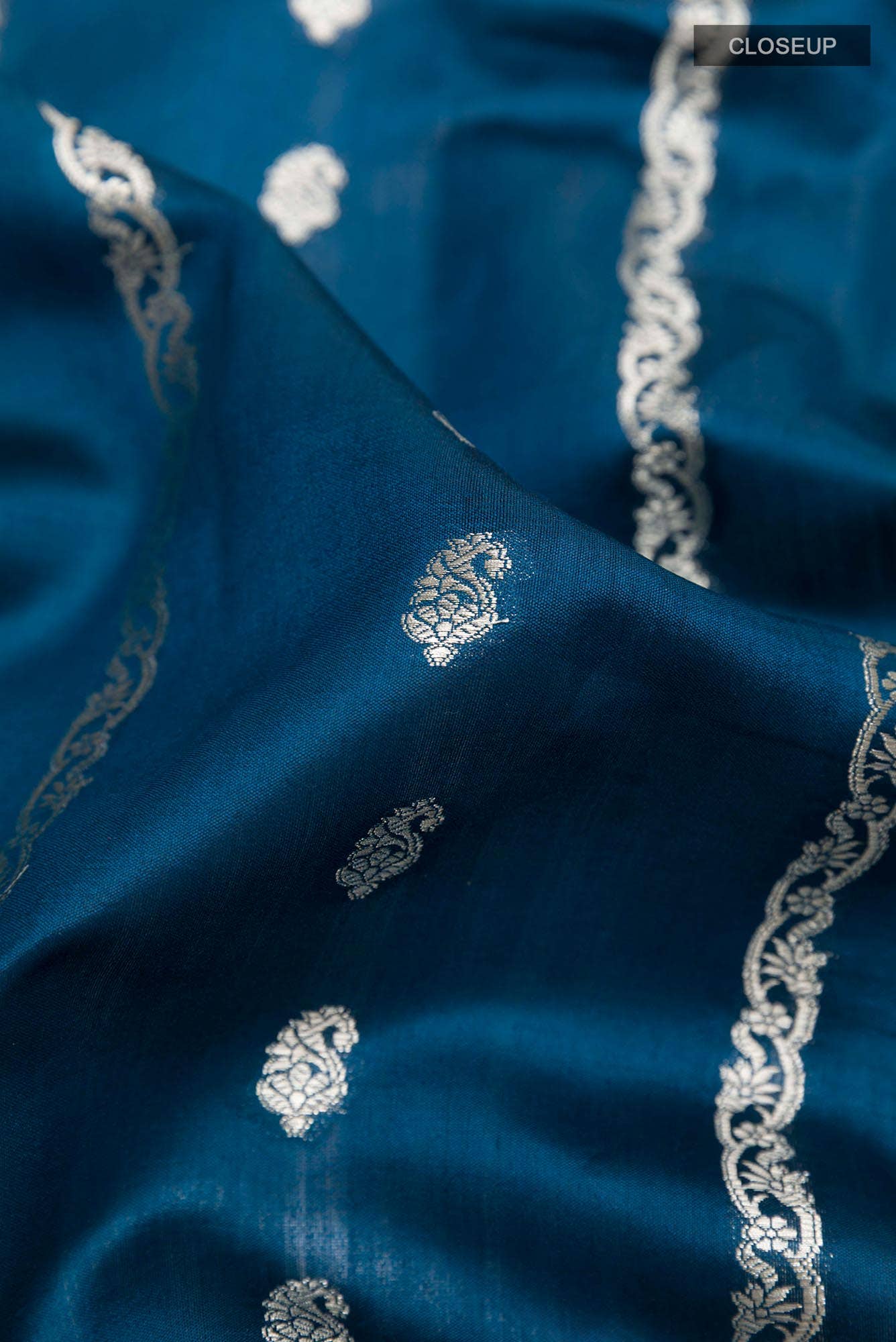 Blue Banarasi Saree