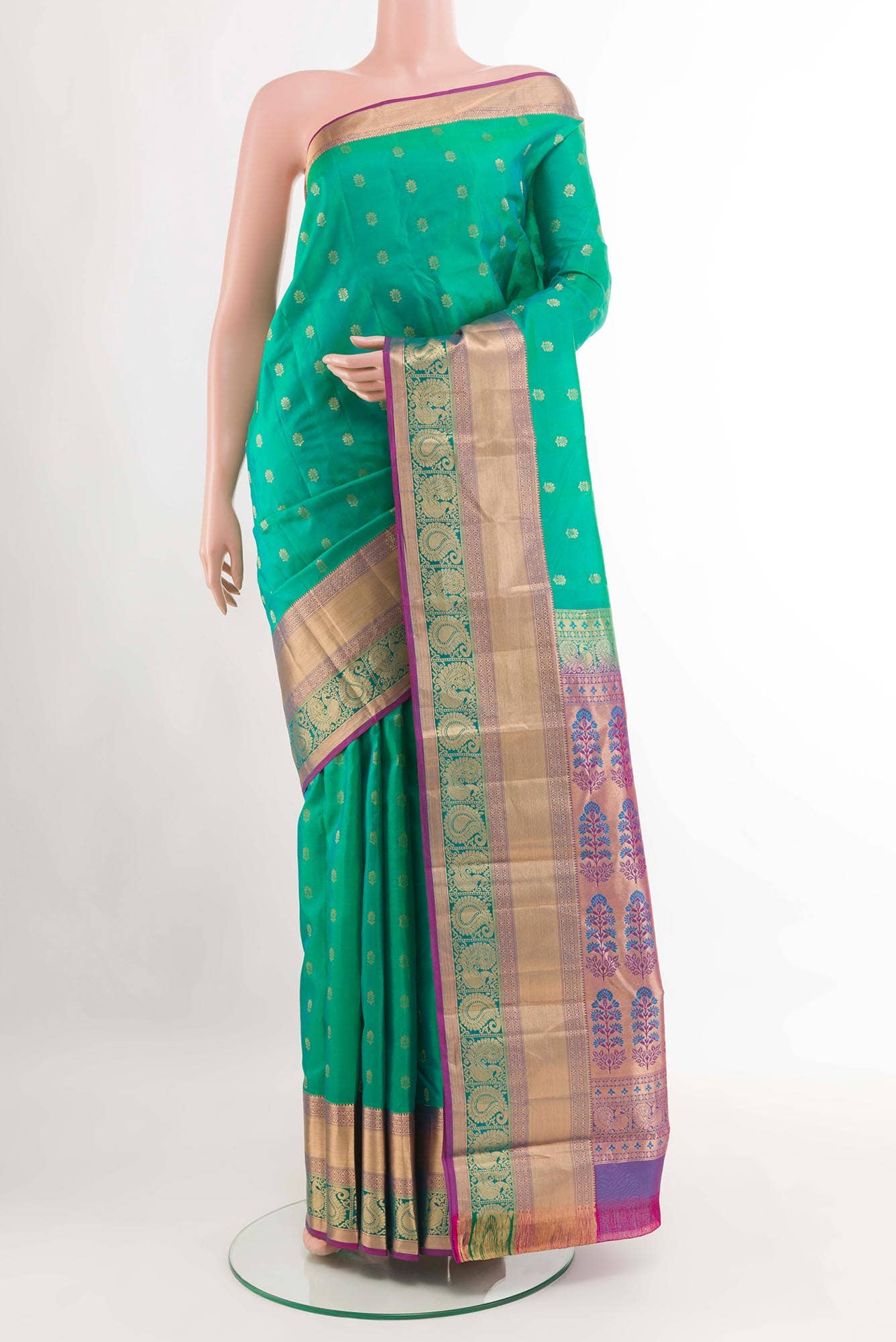 Green Kanchipuram Silk Saree