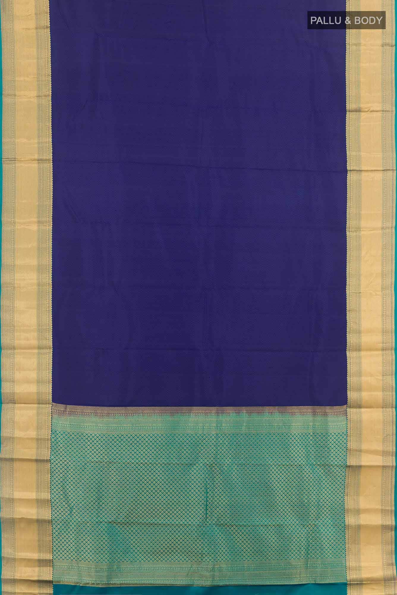 Blue Kanchipuram Silk Saree