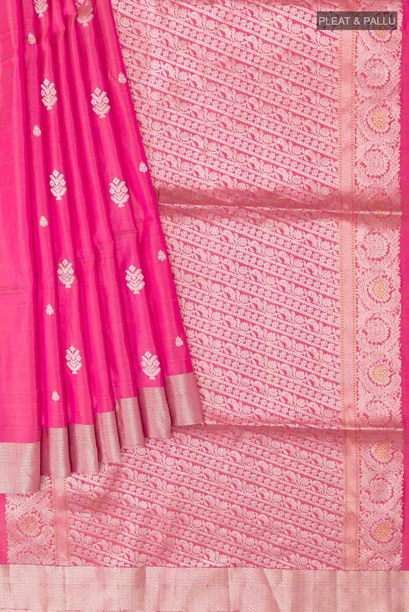 Pink Soft Silk Saree