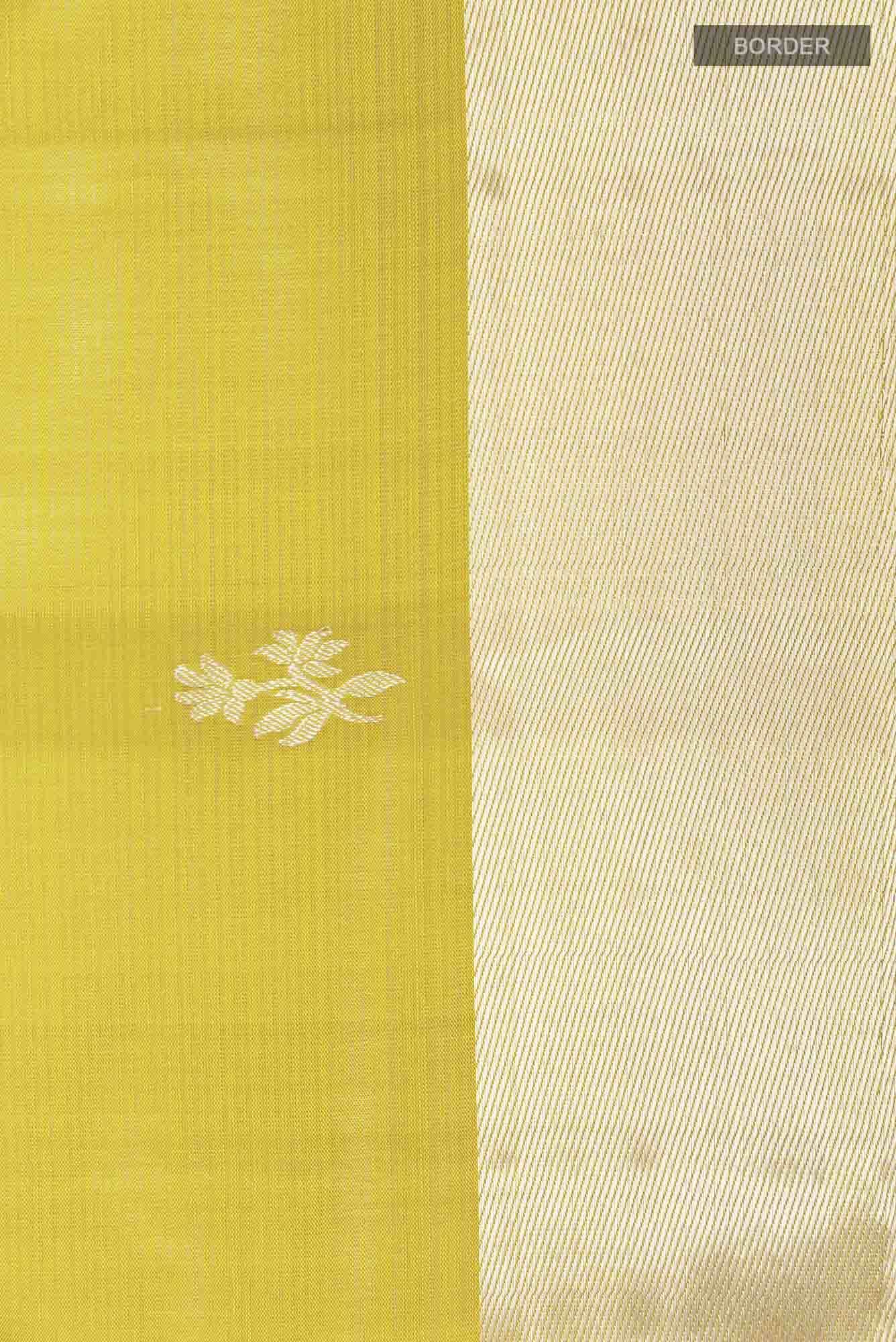 Yellow Soft Silk Saree