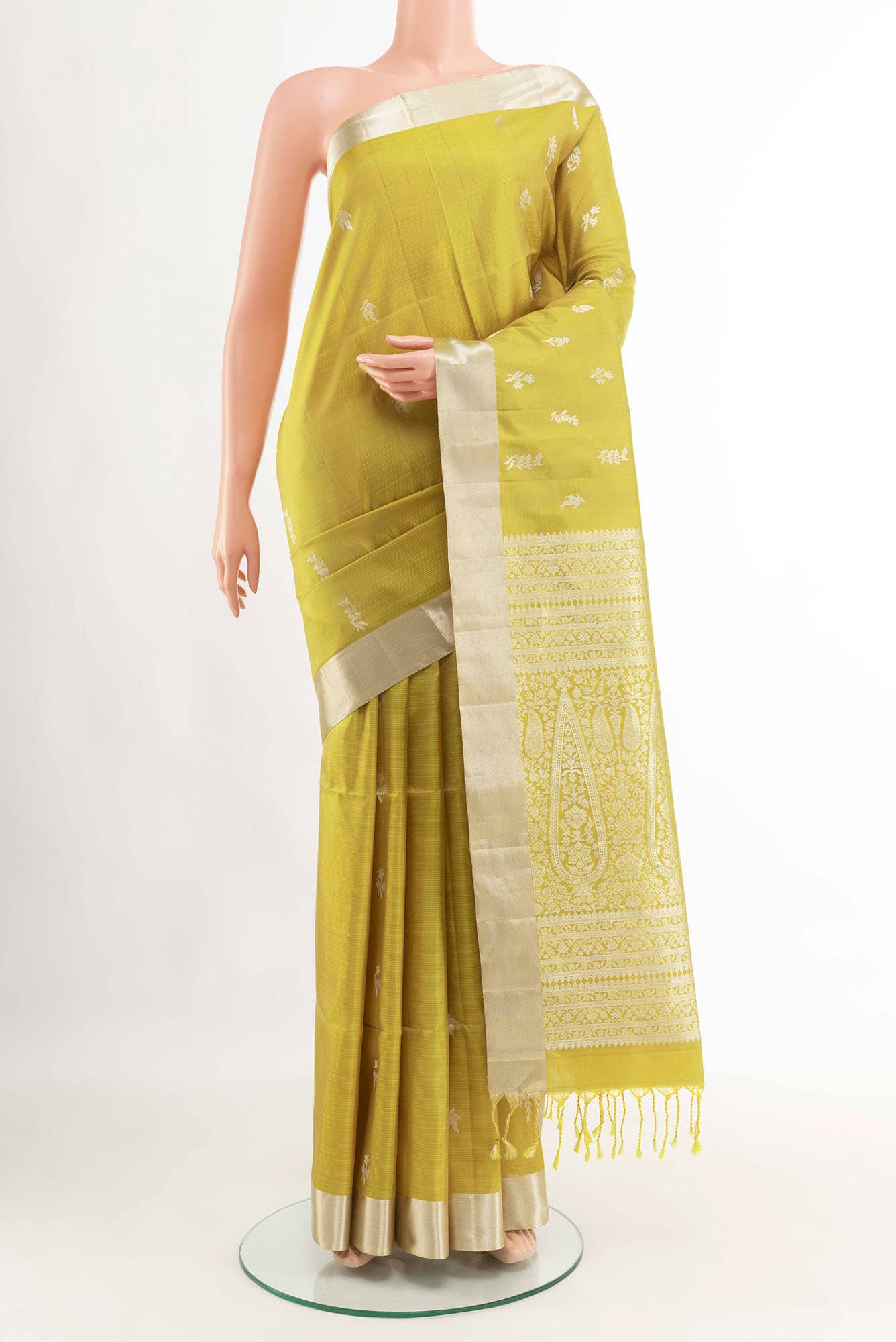 Yellow Soft Silk Saree