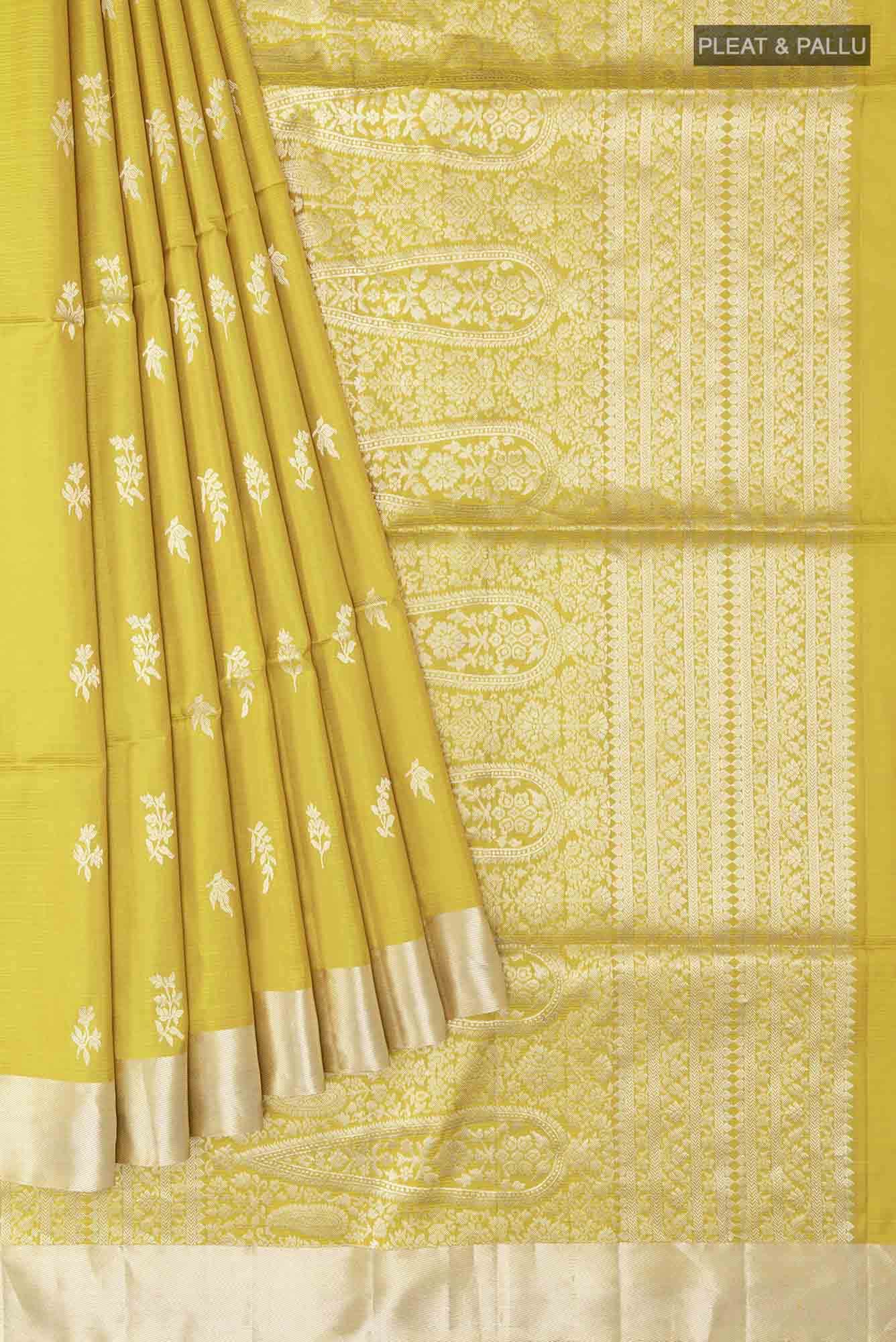 Yellow Soft Silk Saree