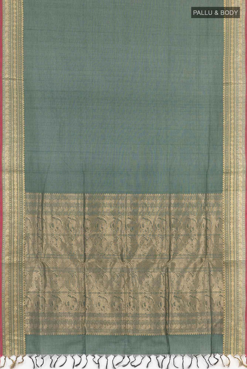 Green Cotton Saree