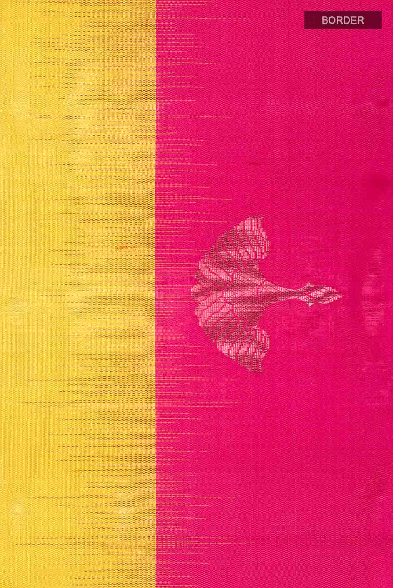 Yellow Soft Silk Saree