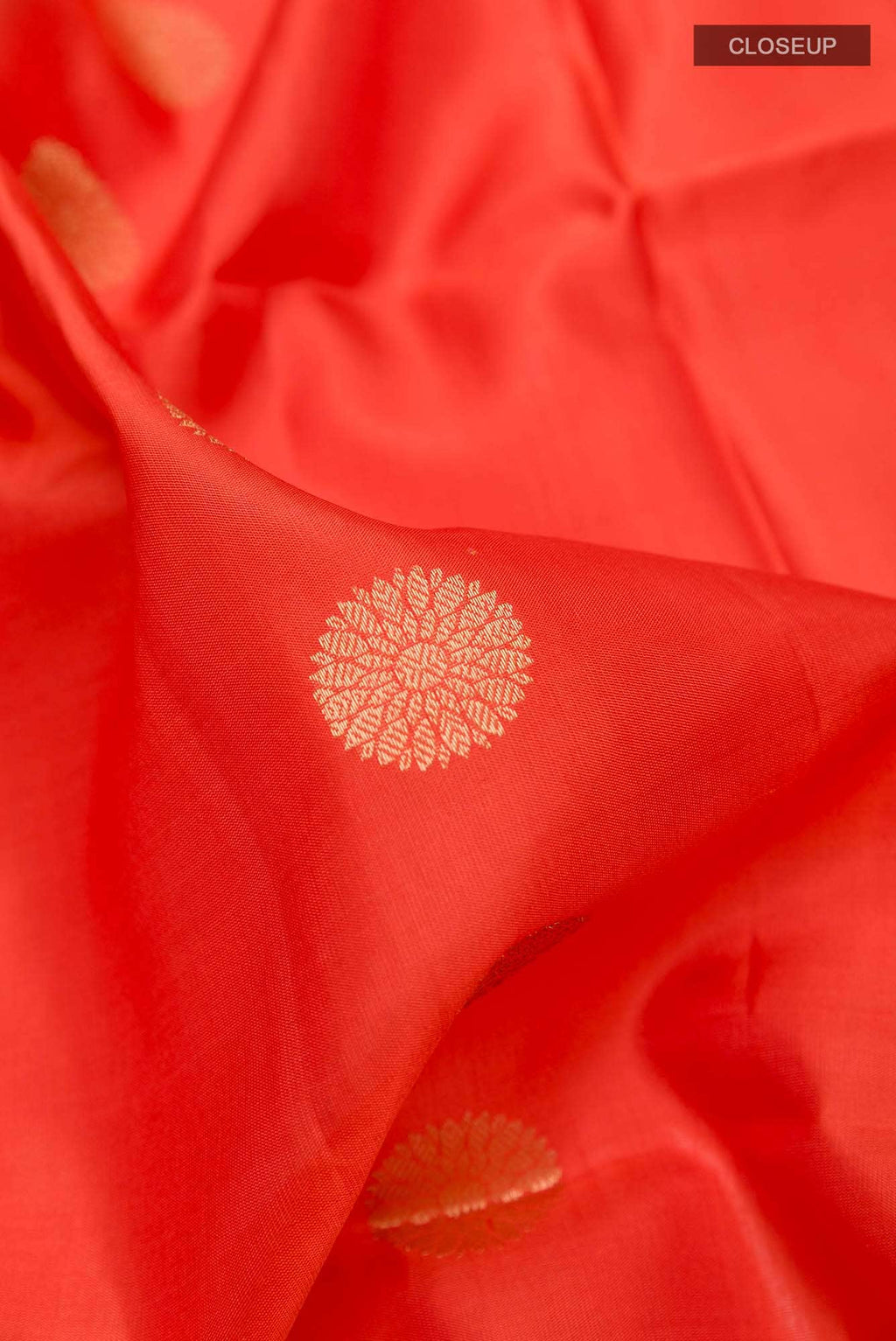 Brick Orange Soft Silk Saree