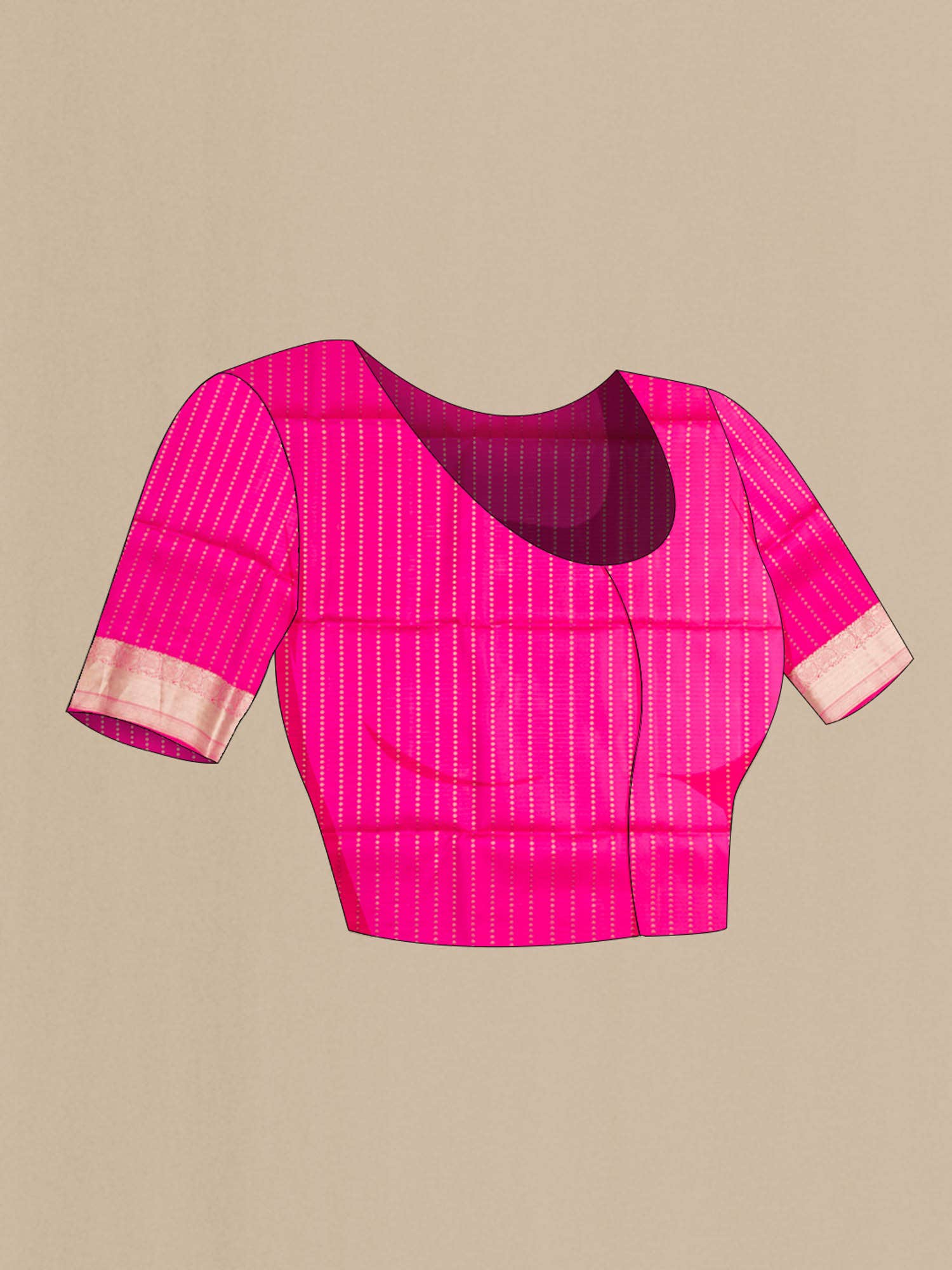 Orange Dual Tone Soft Silk Saree