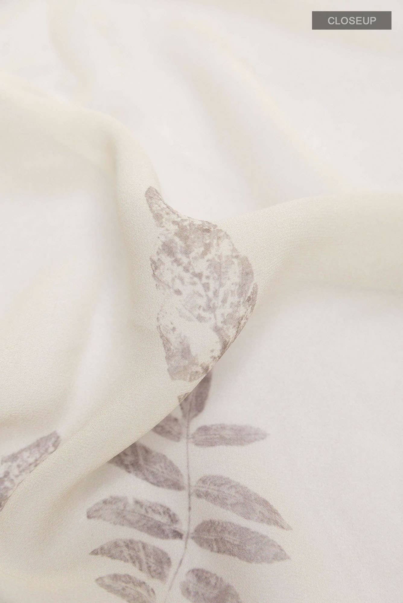 Off White Georgette Saree