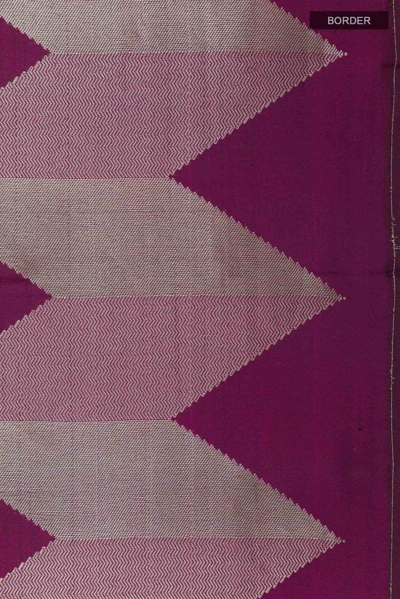 Purple Kanchipuram Silk Saree
