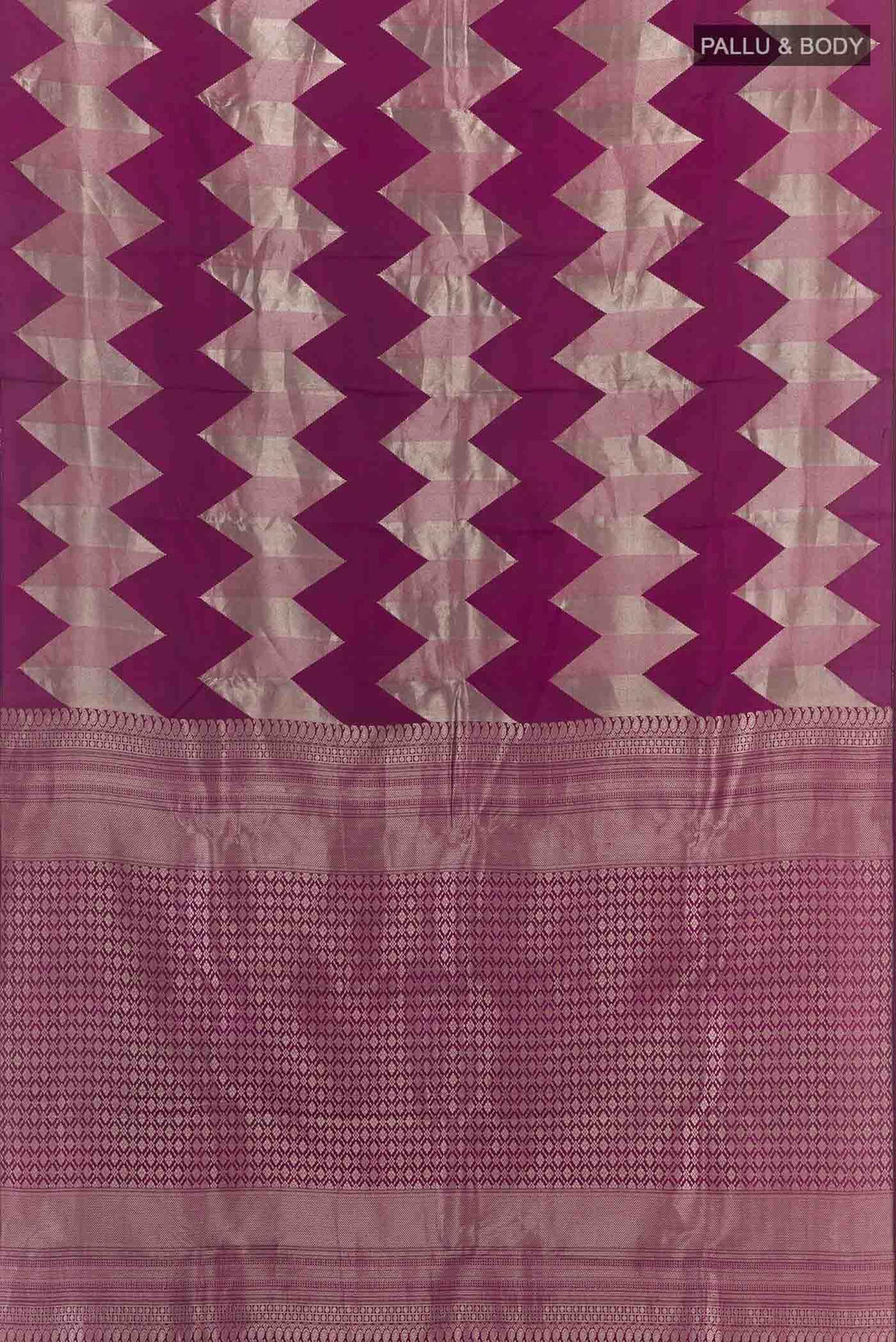 Purple Kanchipuram Silk Saree