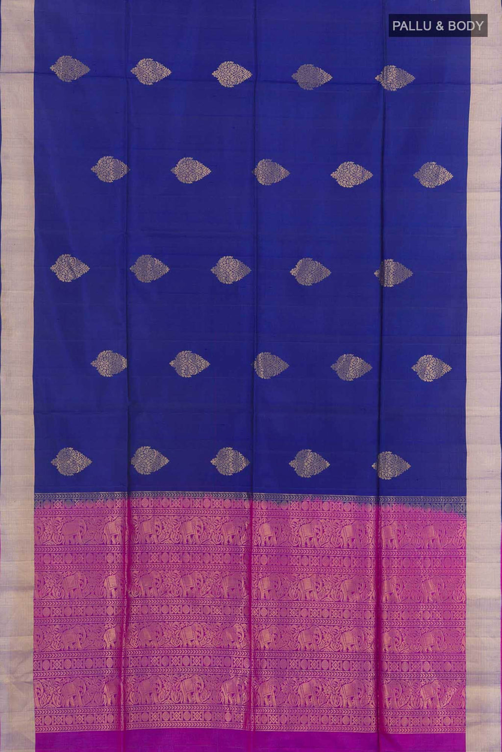 Royal Blue Soft Silk Saree