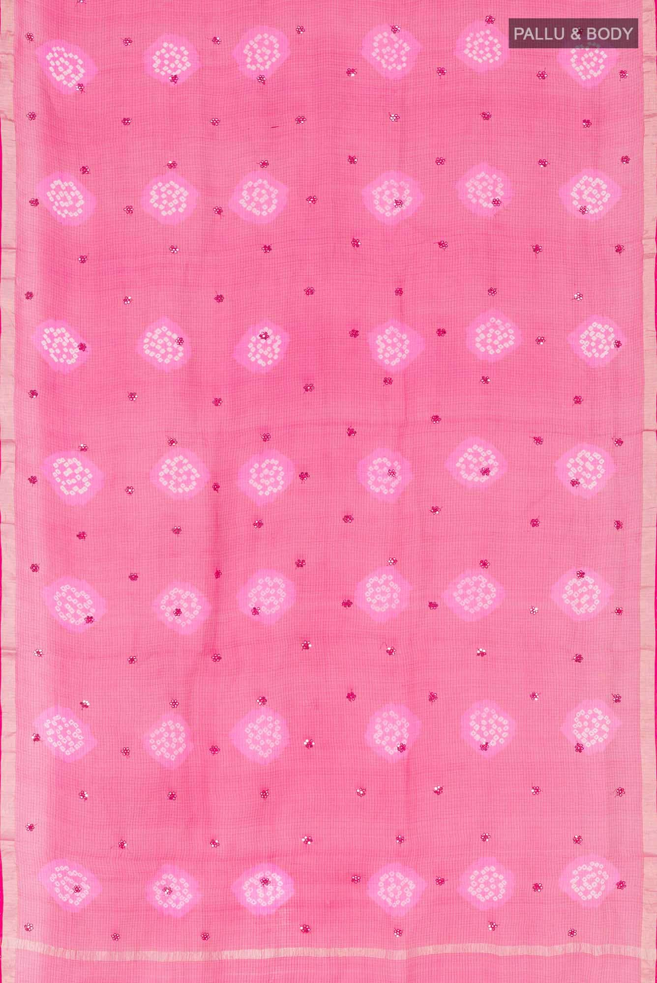Pink Kota Silk Saree