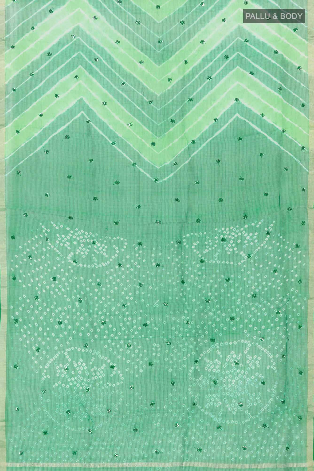 Green Kota Silk Saree