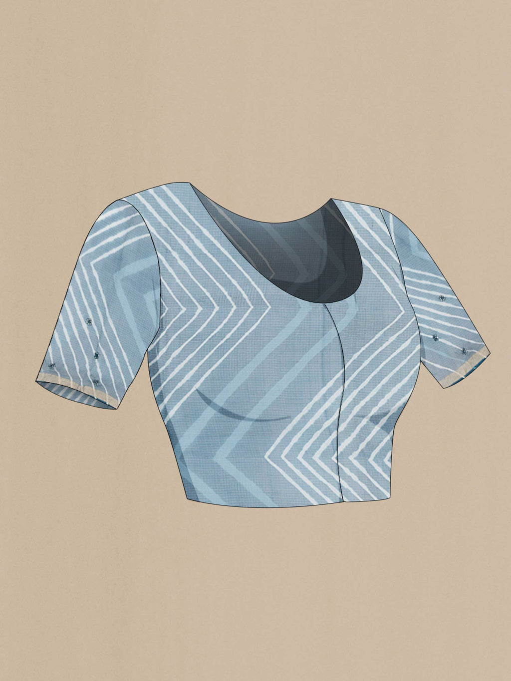 Blue Kota Silk Saree