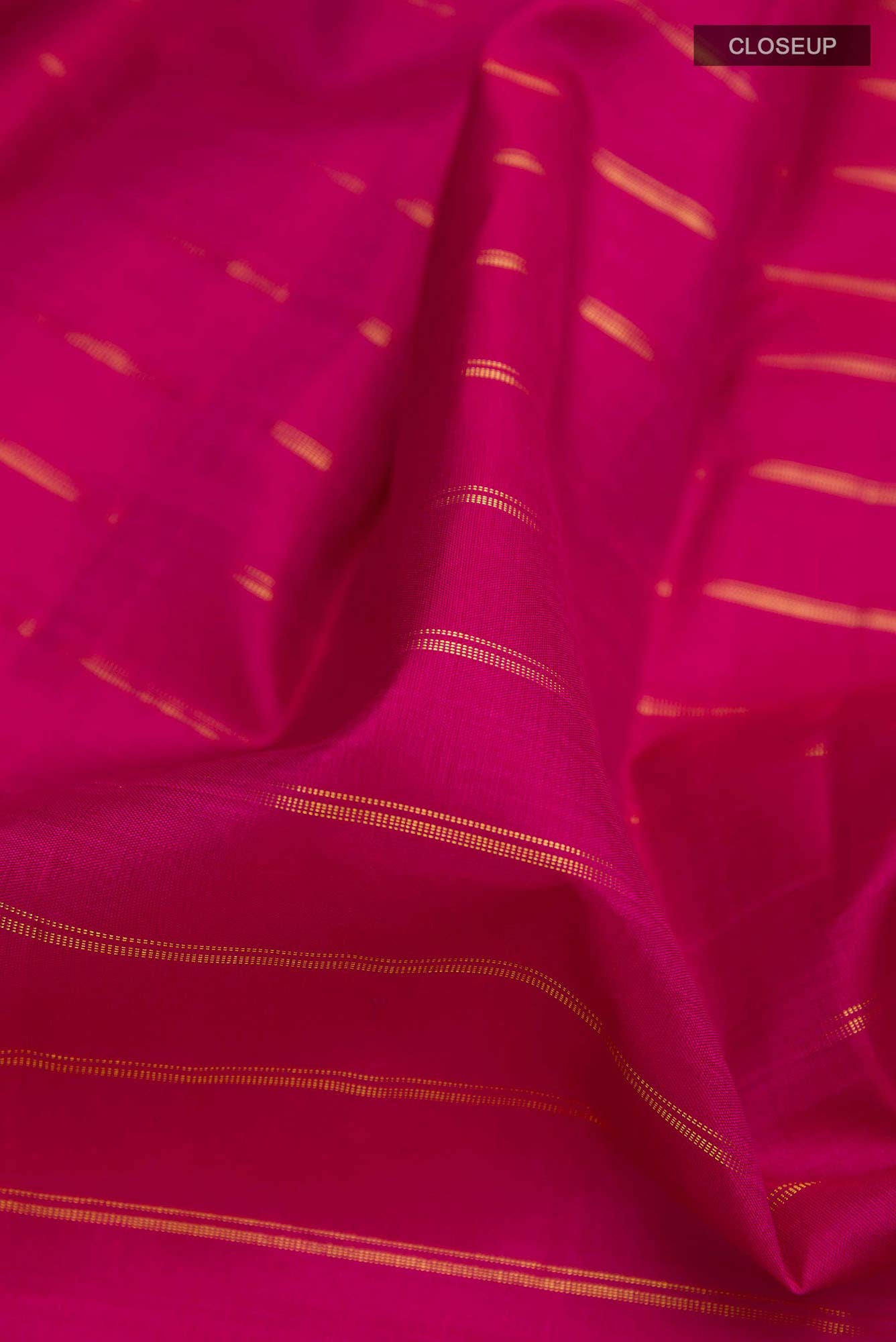 Magenta Kanchipuram Silk Saree