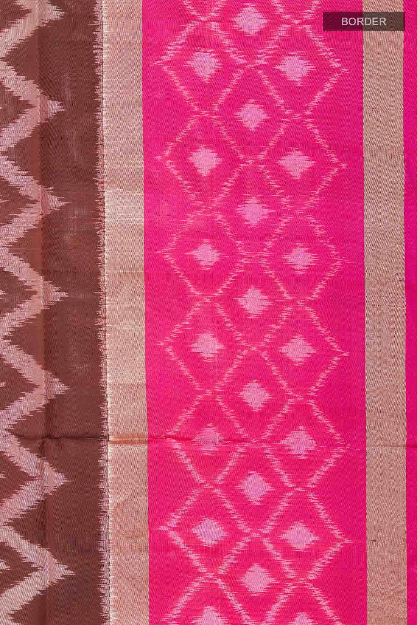 Brown Soft Silk Saree