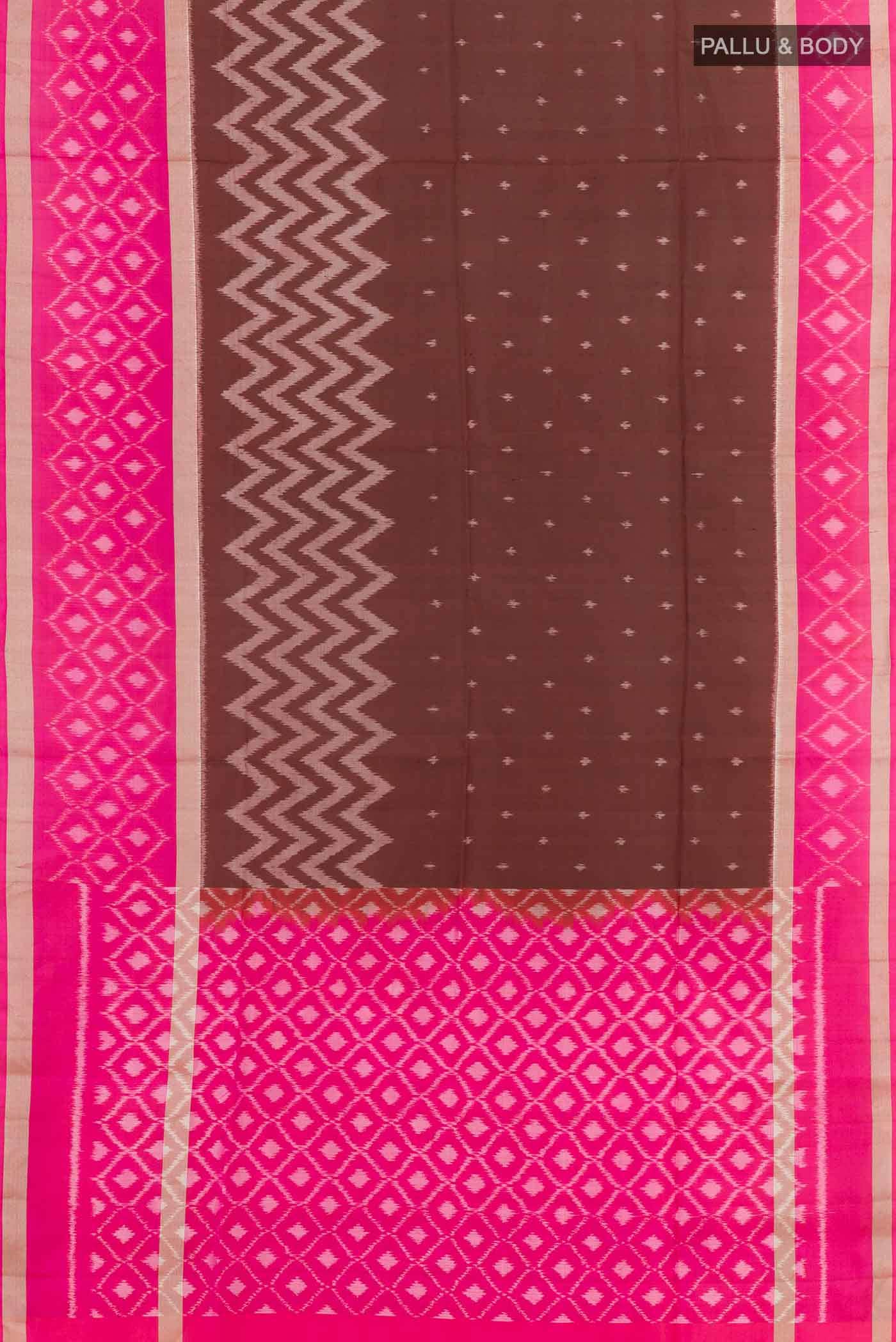 Brown Soft Silk Saree