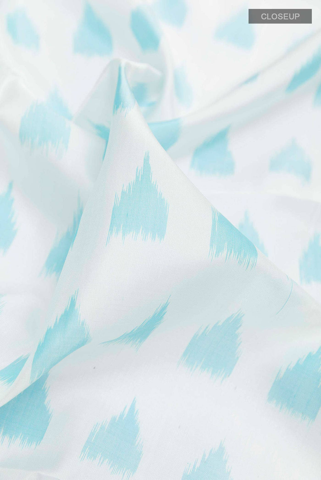 White Dual Tone Soft Silk Saree