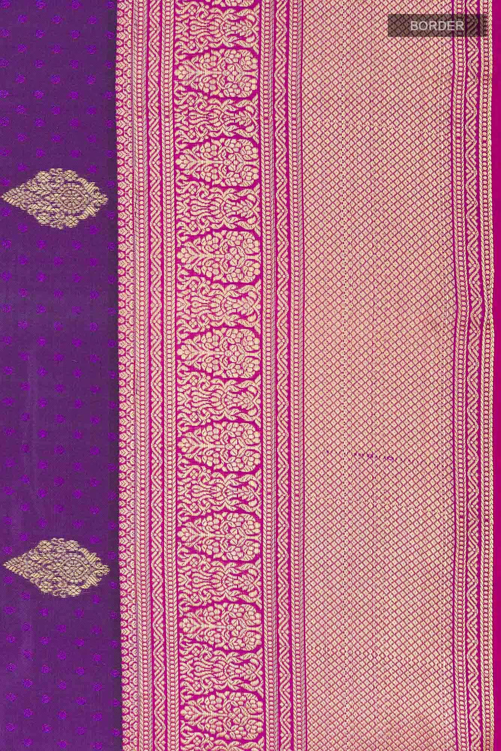 Purple Kanchipuram Silk Saree