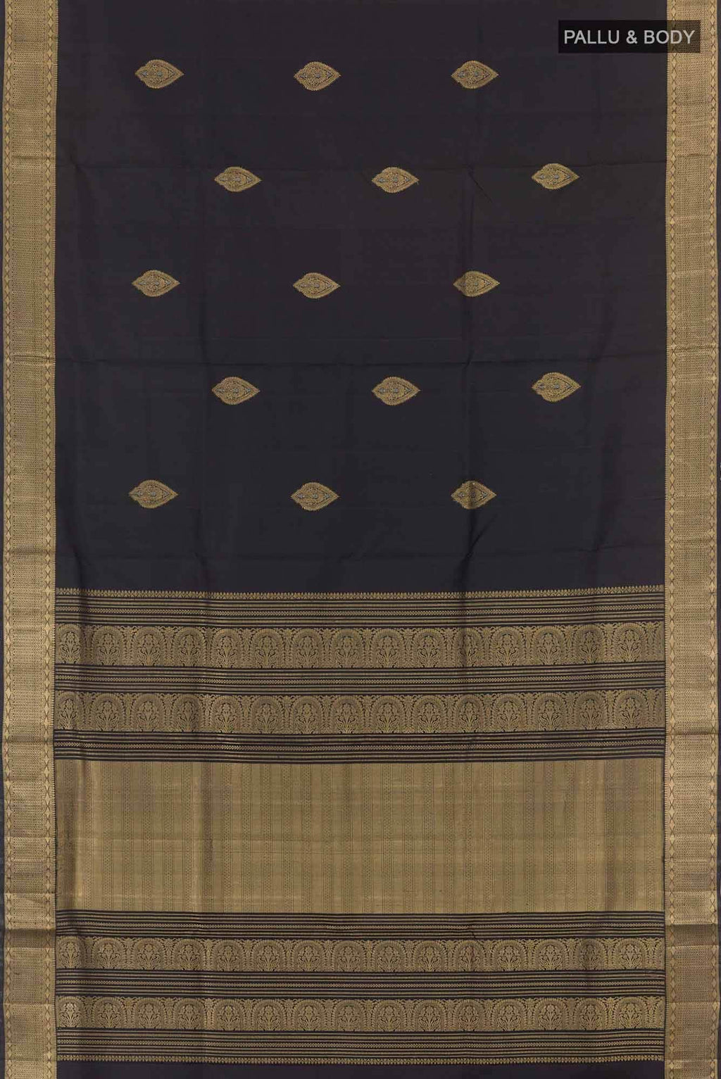Black Soft Silk Saree