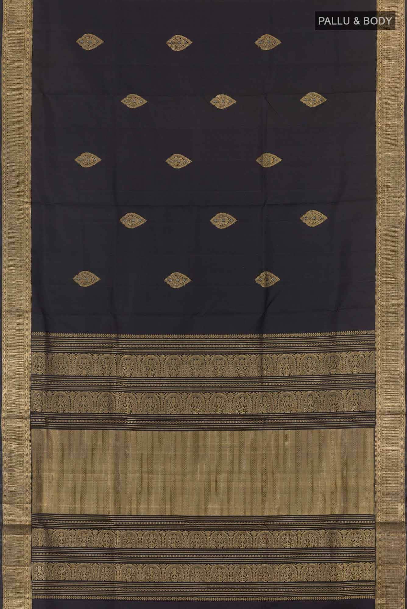 Black Soft Silk Saree