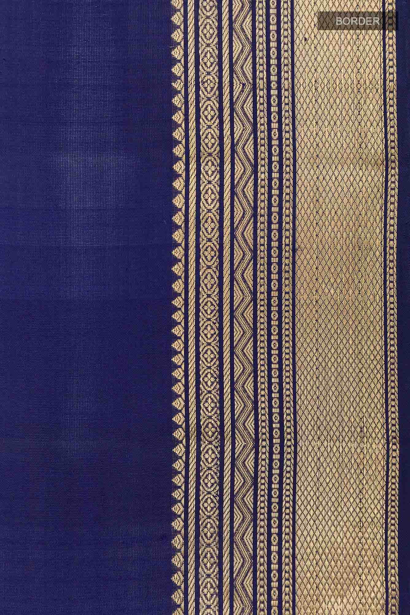 Navy Blue Soft Silk Saree
