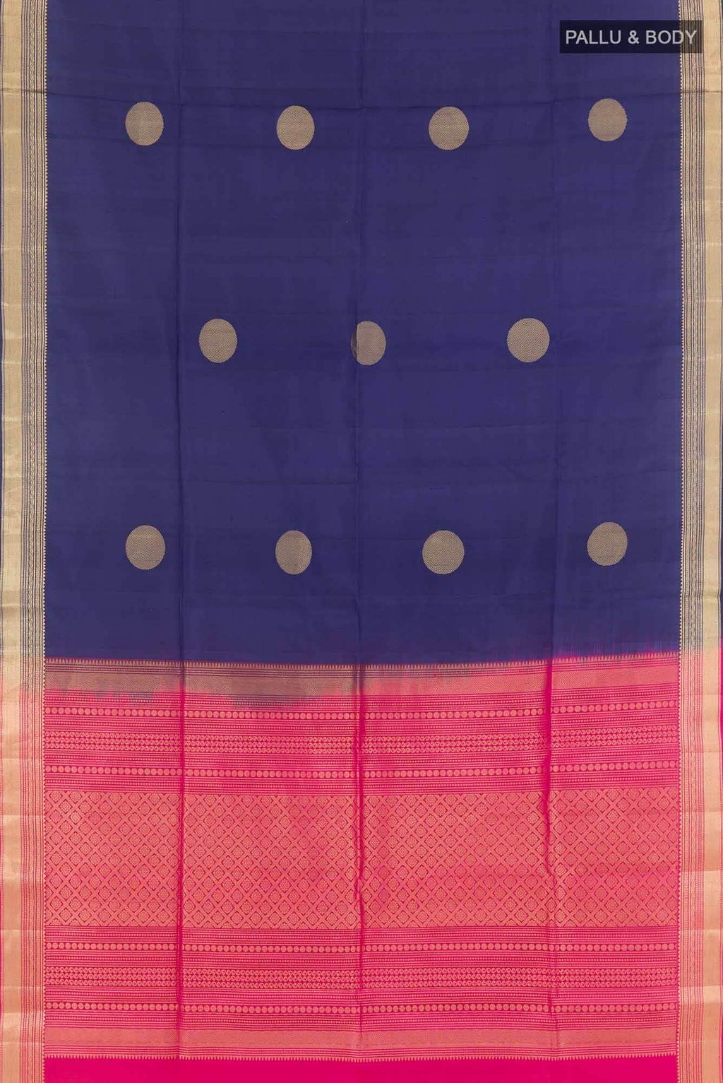 Navy Blue Soft Silk Saree