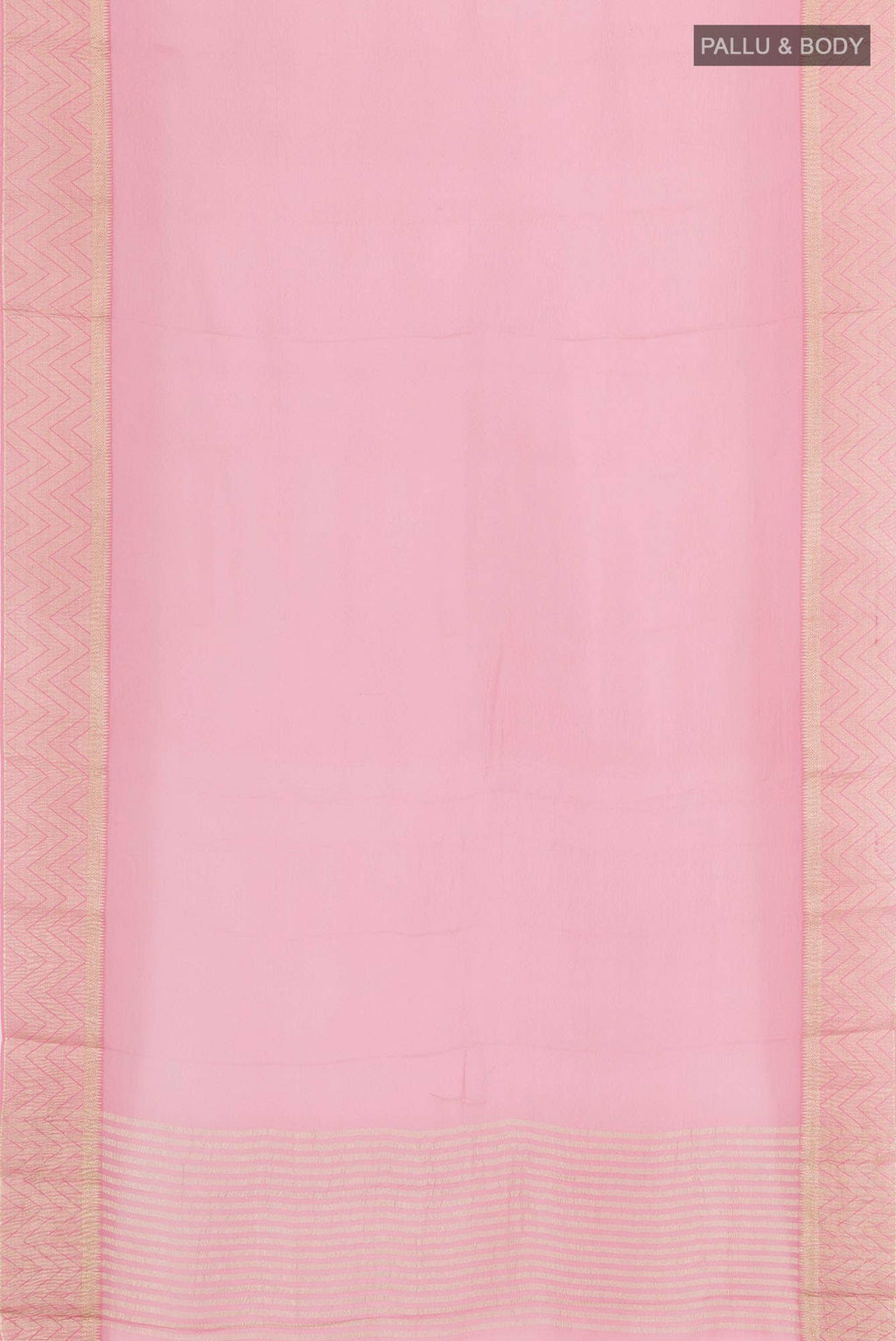 Pink Chiffon Saree