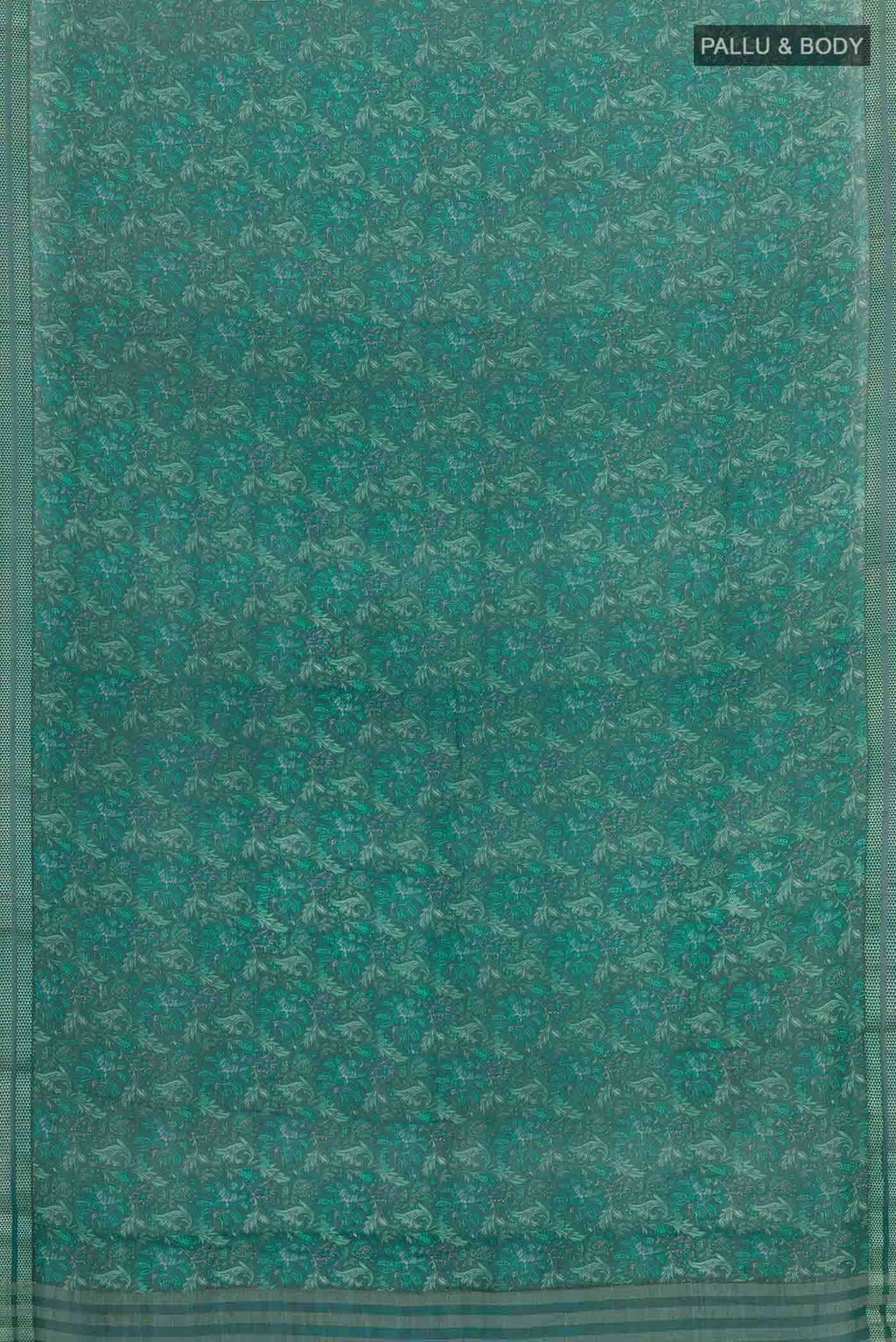 Green Chiffon Saree