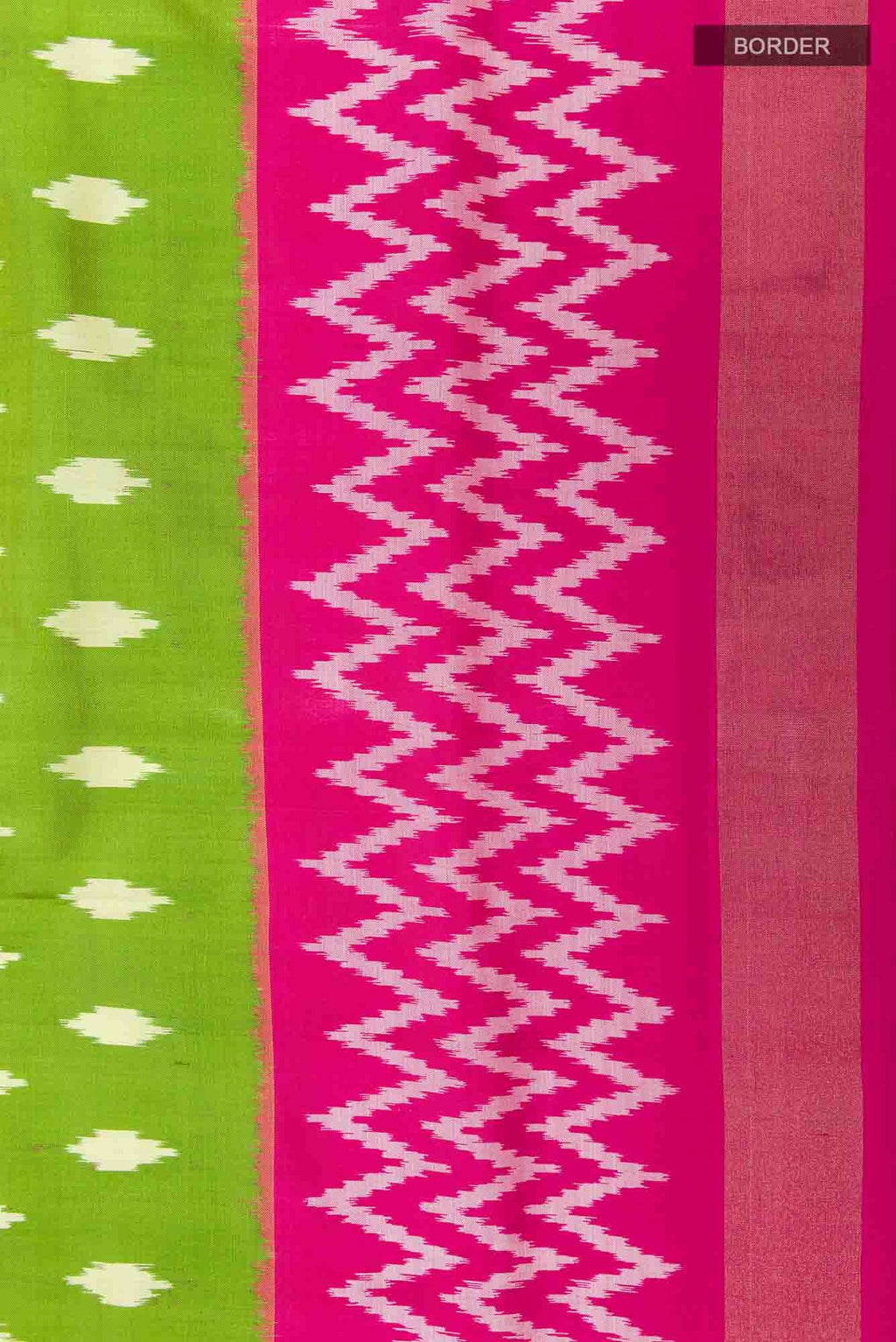 Green Dual Tone Pochampally Saree