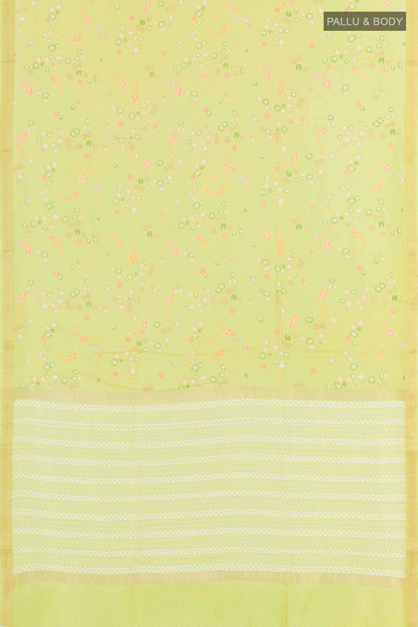 Light Green Blended Maheshwari Silk Cotton Saree