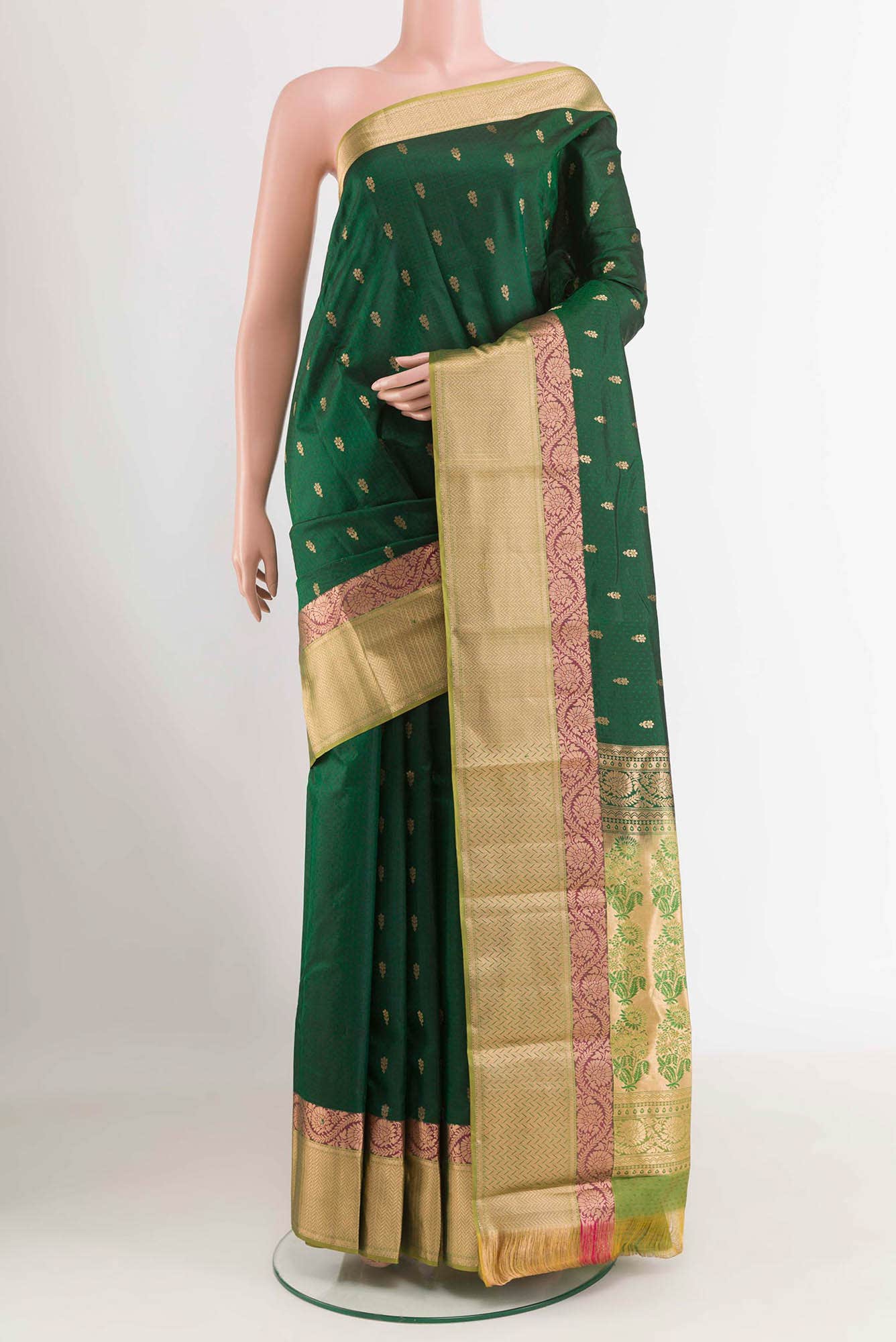 Green Kanchipuram Silk Saree