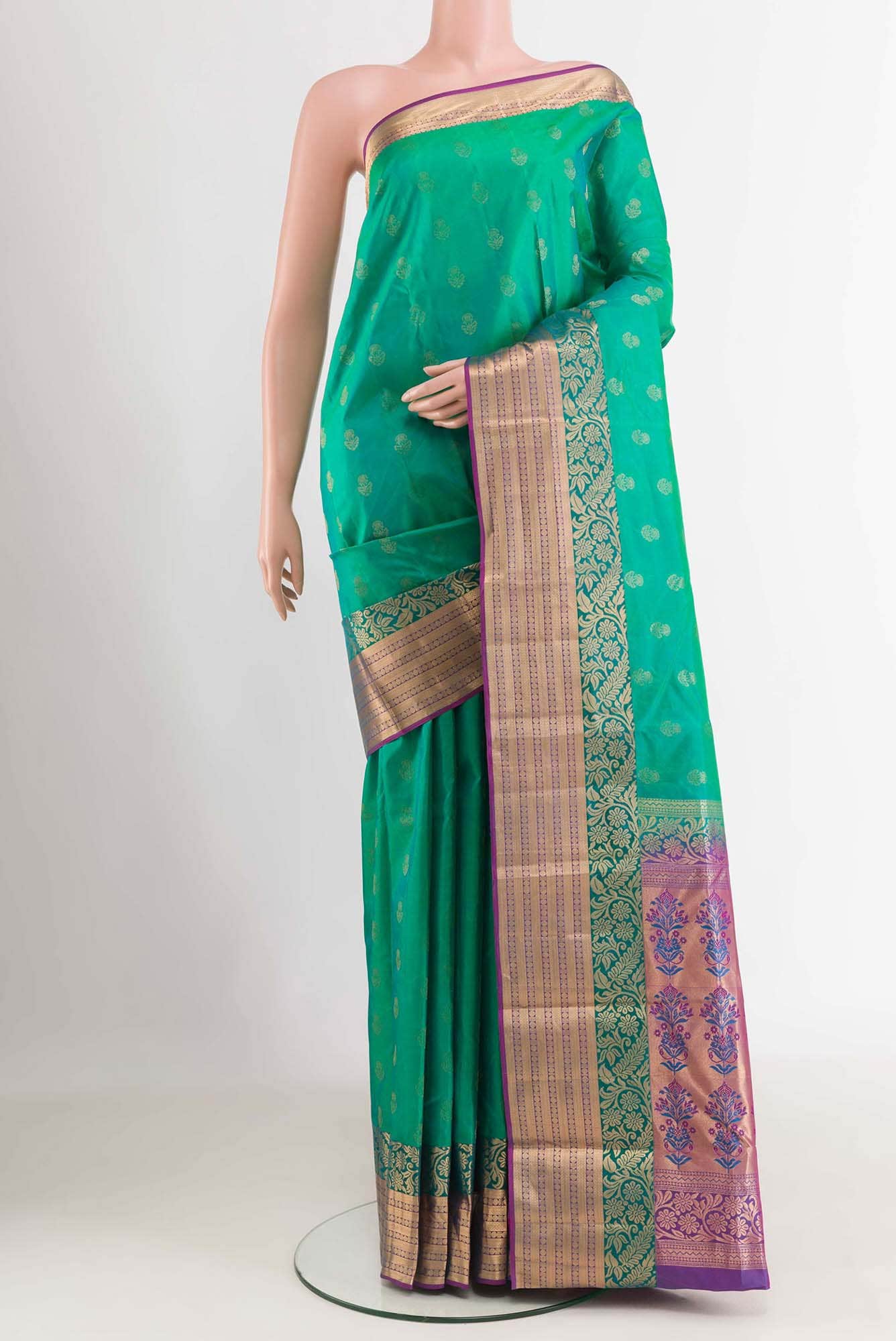 Green Kanchipuram Silk Saree
