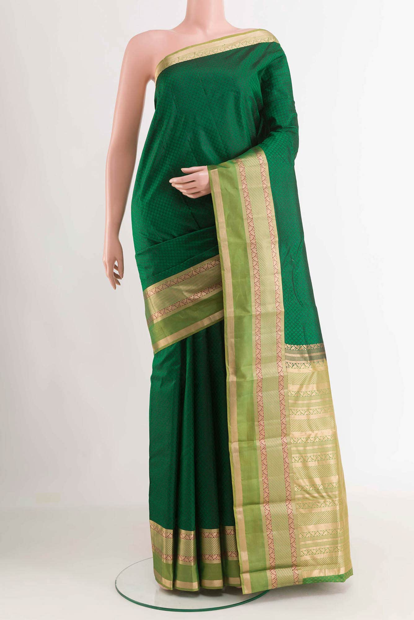 Green Kanchipuram Silk Saree
