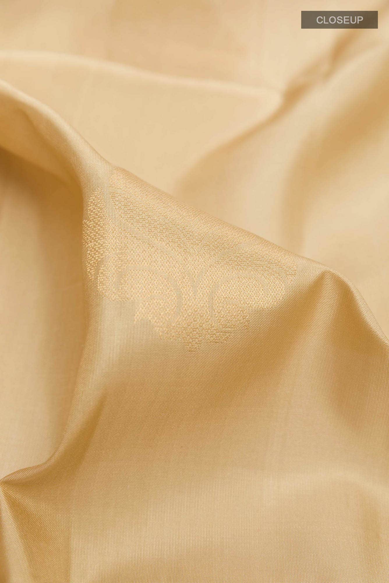 Beige Dual Tone Soft Silk Saree