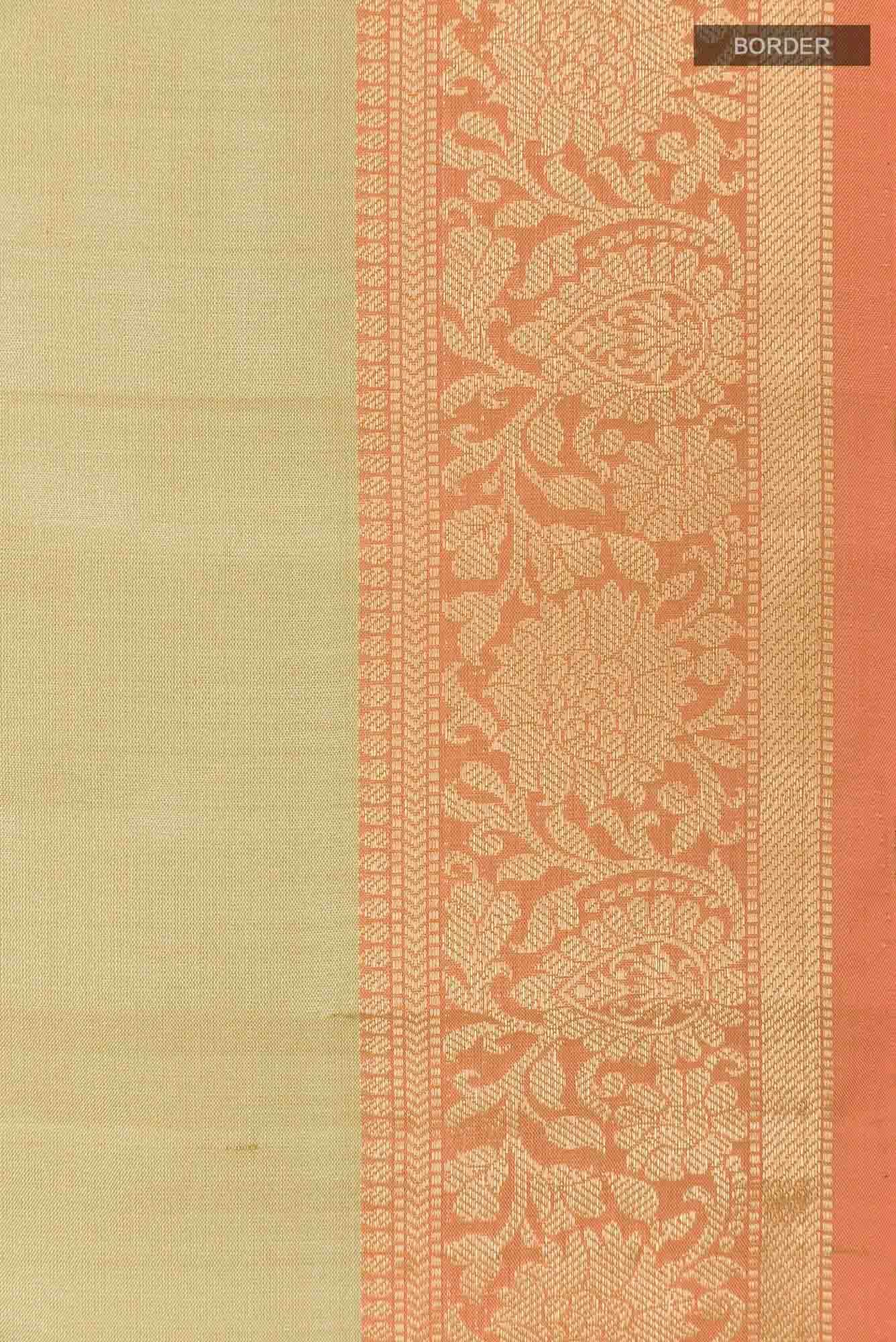 Beige Soft Silk Saree