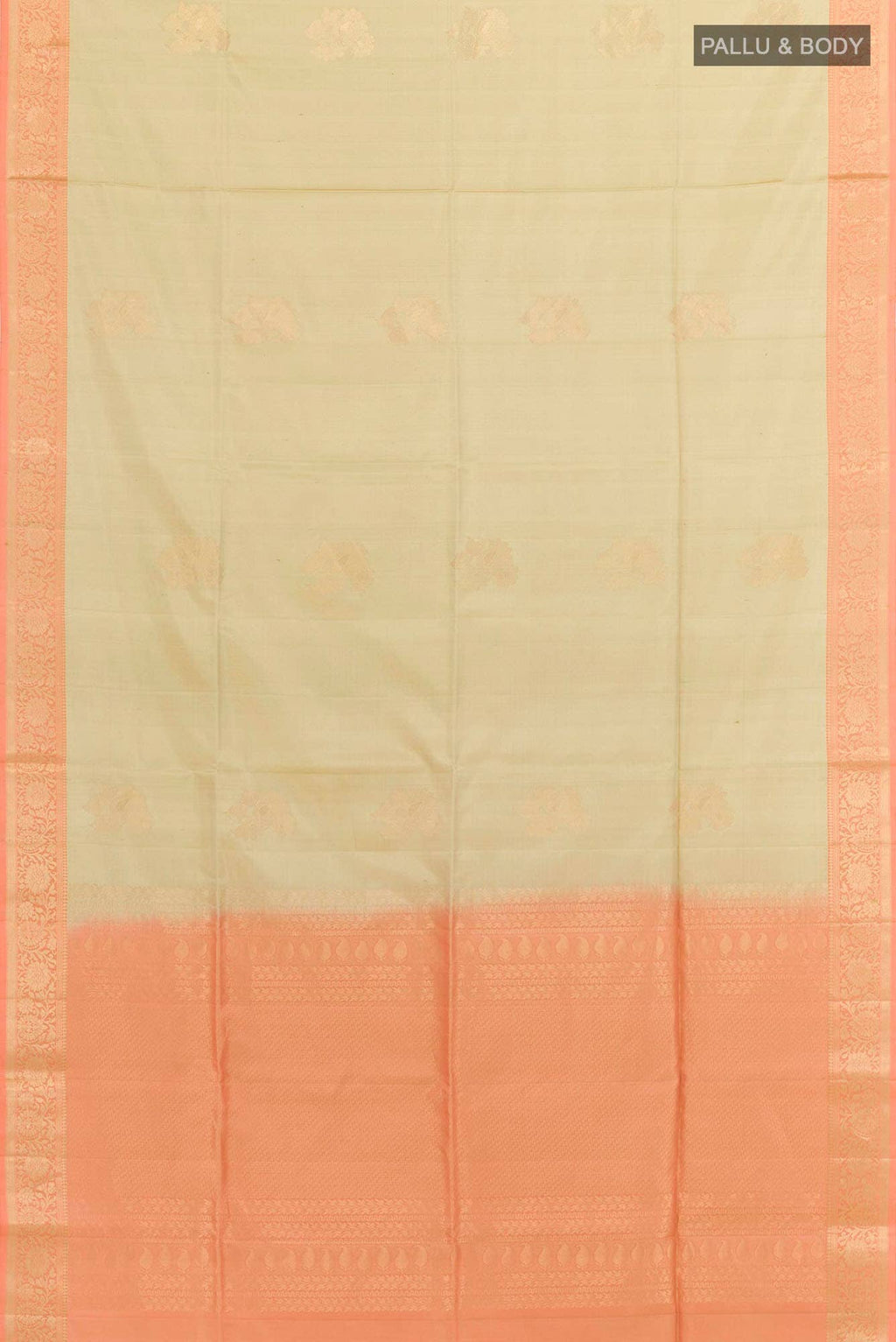 Beige Soft Silk Saree